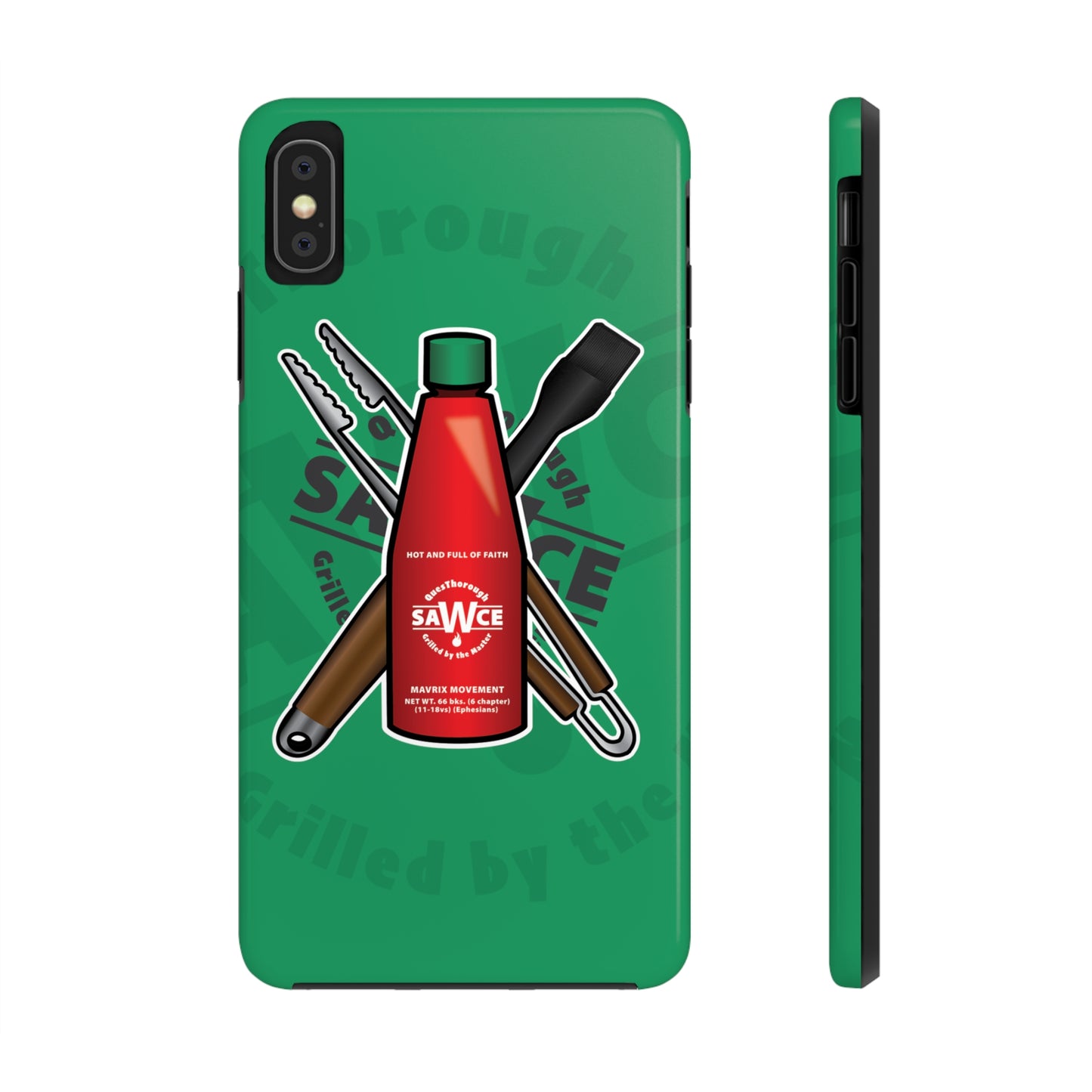QuesThorough - saWce Bottle - Case Mate Tough Phone Cases