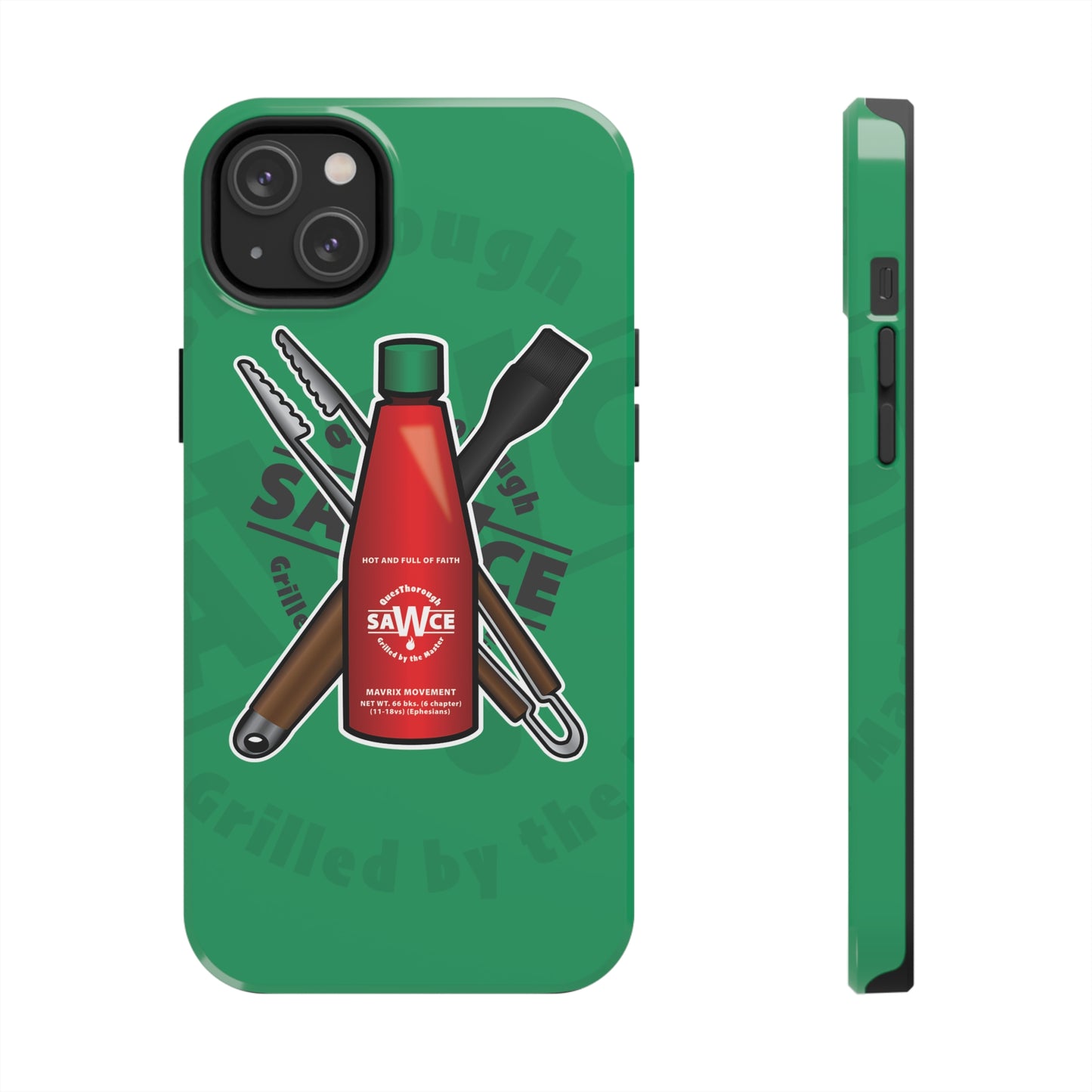 QuesThorough - saWce Bottle - Case Mate Tough Phone Cases