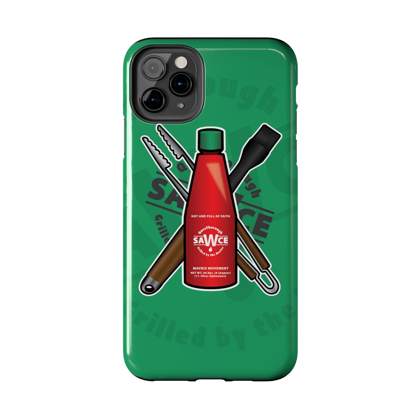 QuesThorough - saWce Bottle - Case Mate Tough Phone Cases