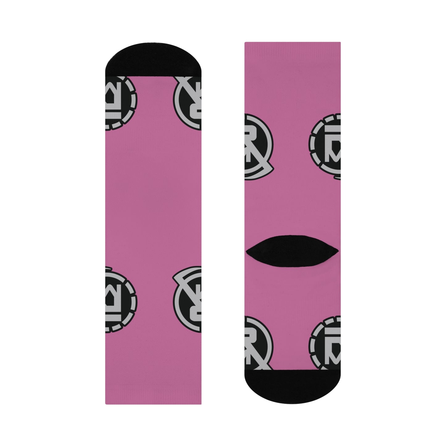 Simply Reveil Logo DTG Crew Socks (Pink)