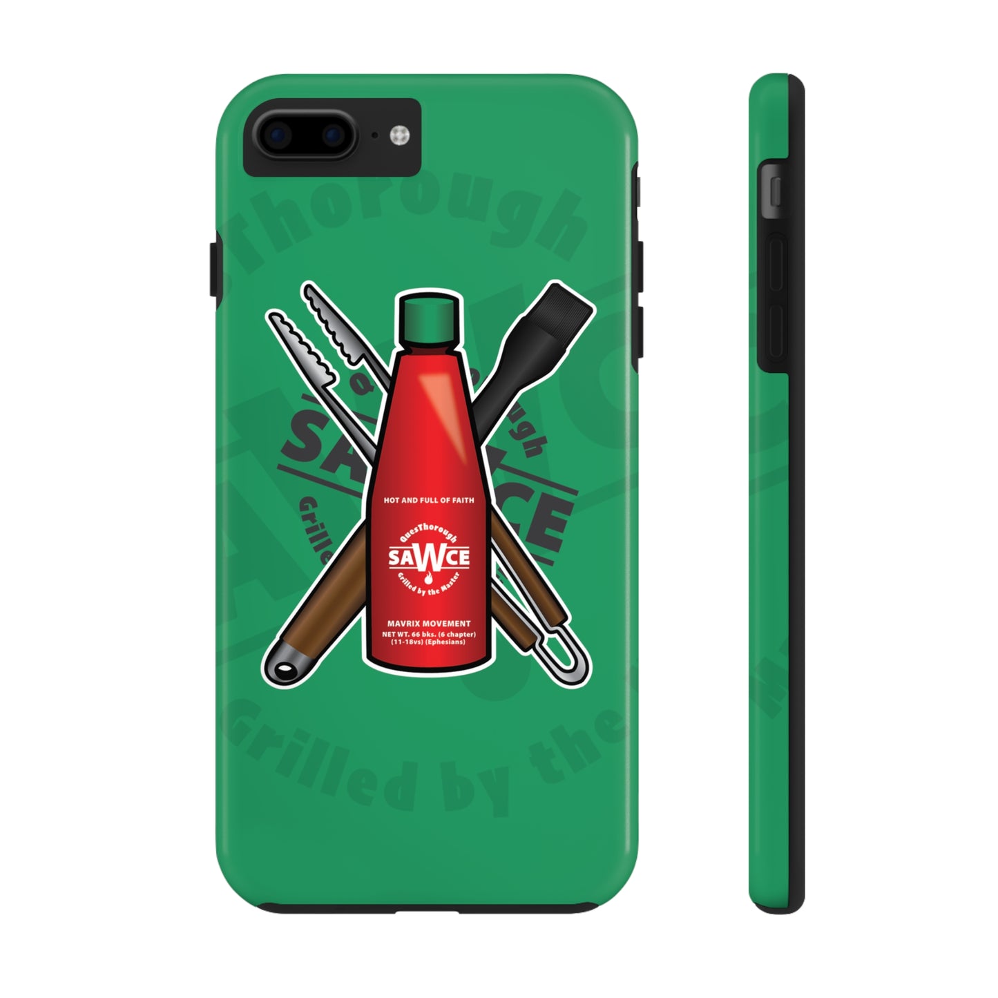 QuesThorough - saWce Bottle - Case Mate Tough Phone Cases