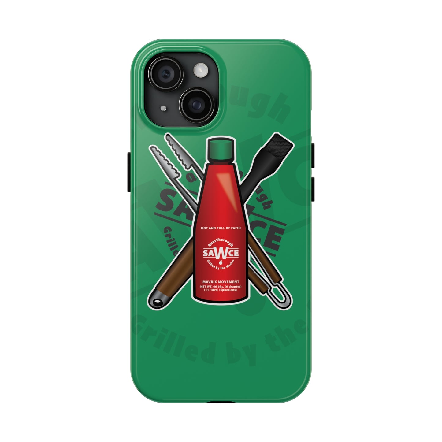 QuesThorough - saWce Bottle - Case Mate Tough Phone Cases
