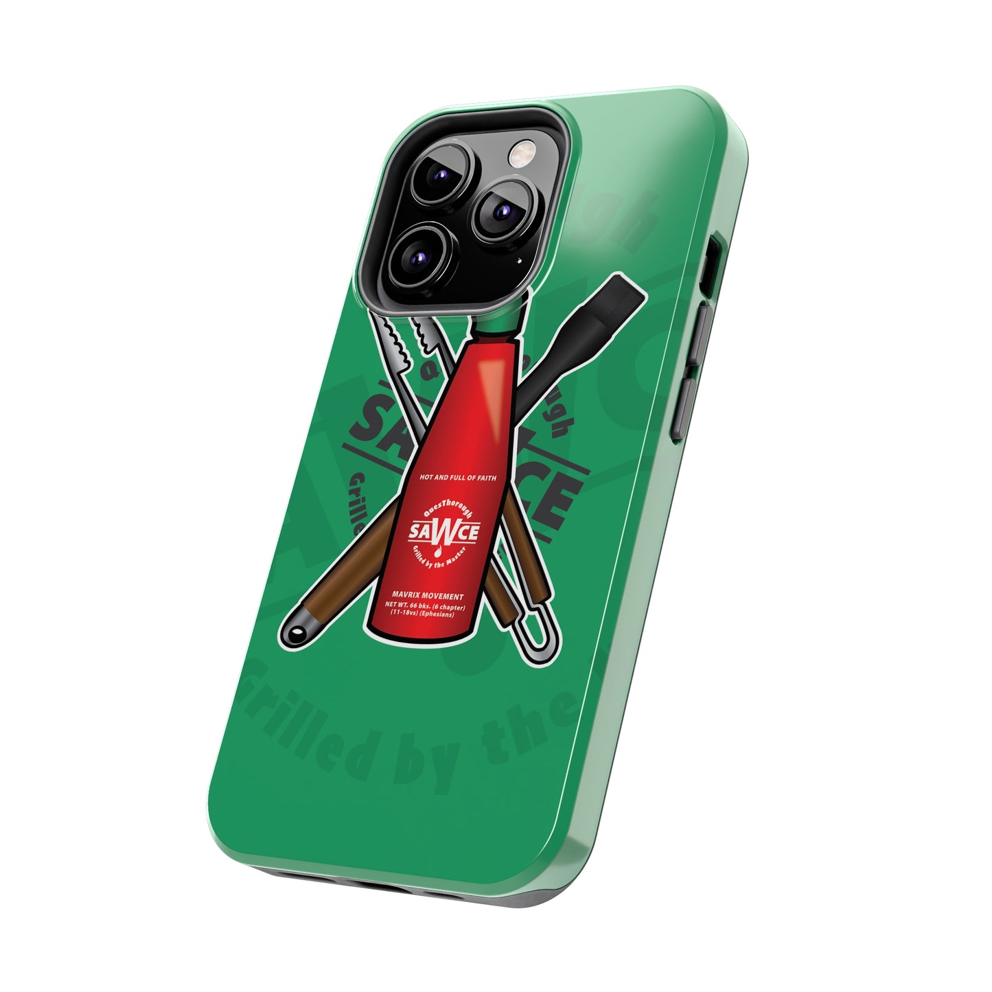 QuesThorough - saWce Bottle - Case Mate Tough Phone Cases