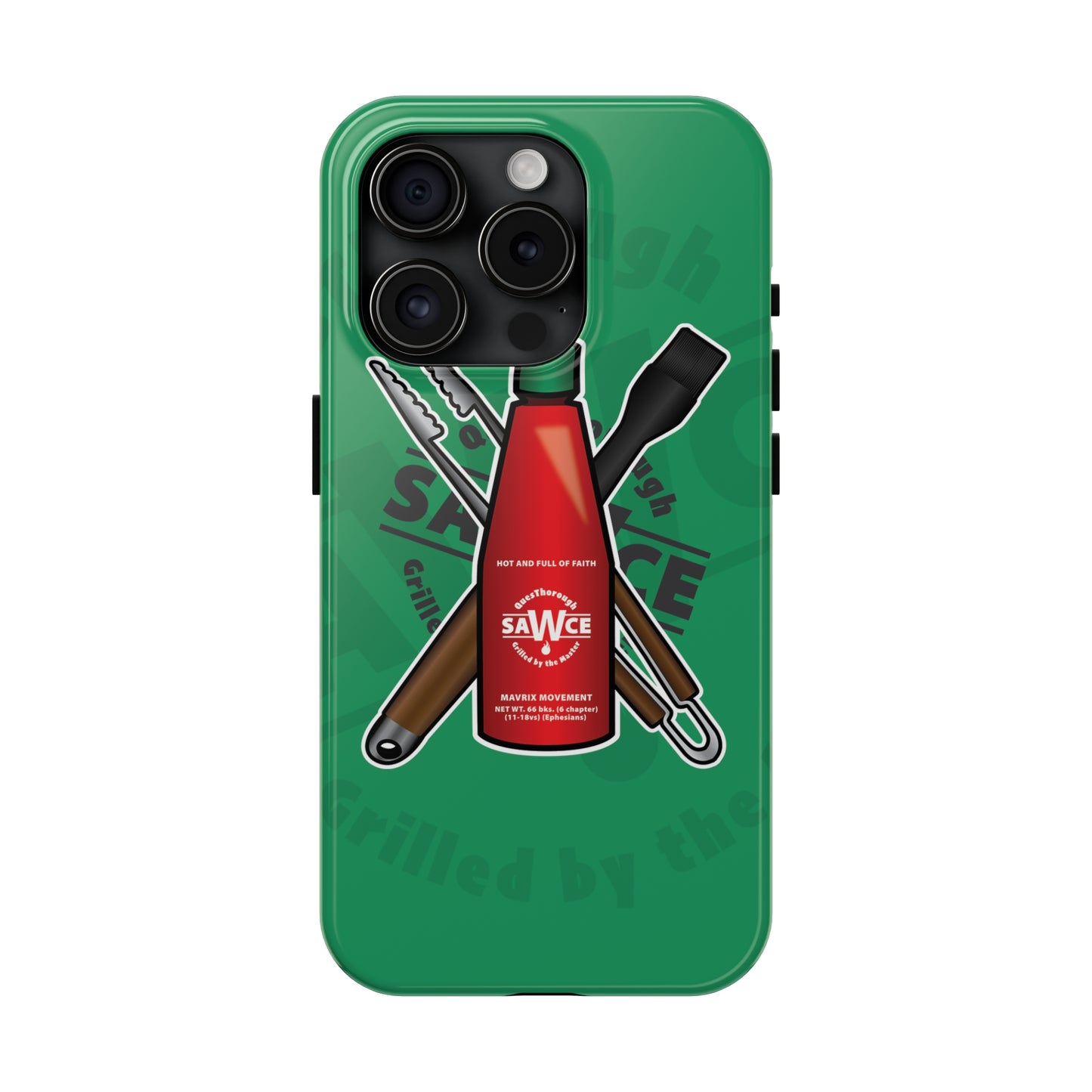 QuesThorough - saWce Bottle - Case Mate Tough Phone Cases