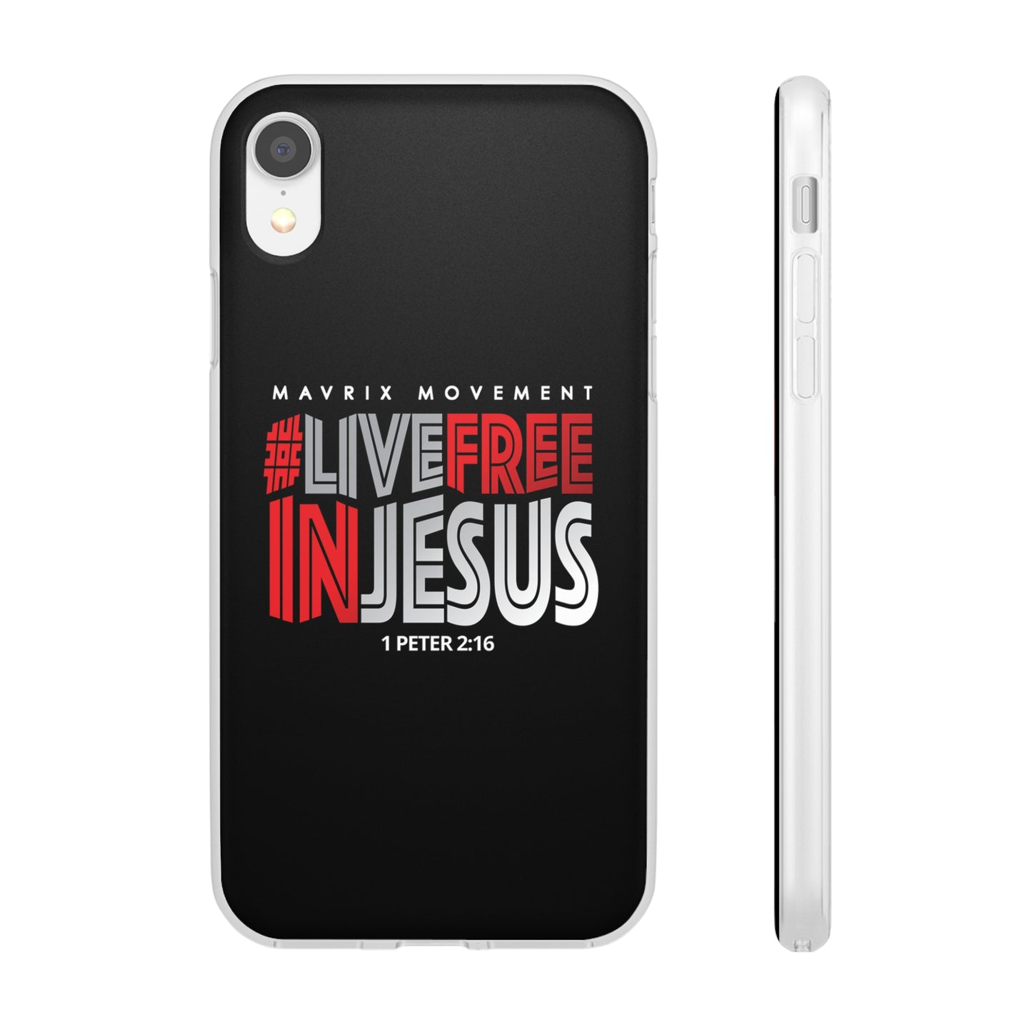Mavrix #LIVEFREEINJESUS - Flexi Cases