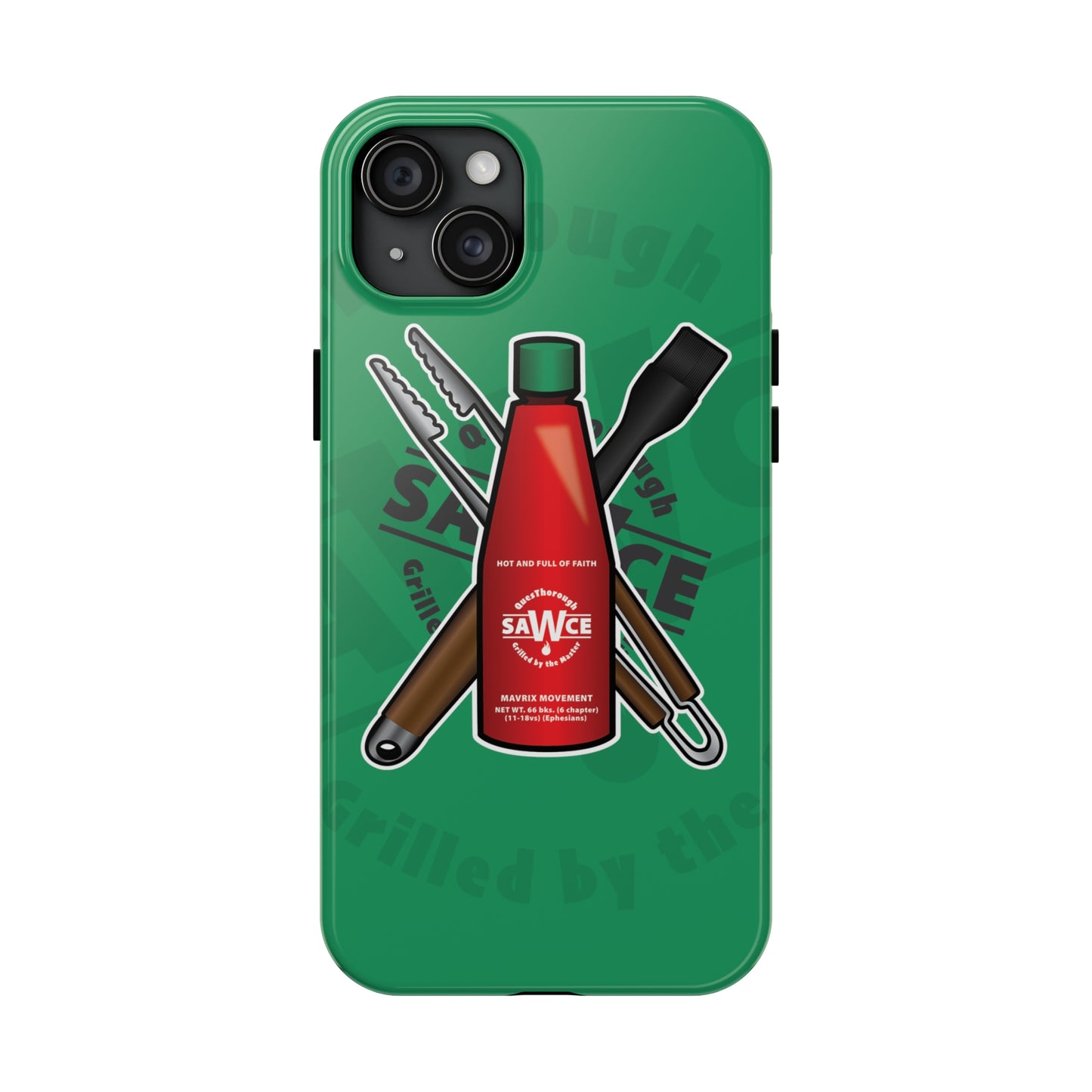 QuesThorough - saWce Bottle - Case Mate Tough Phone Cases