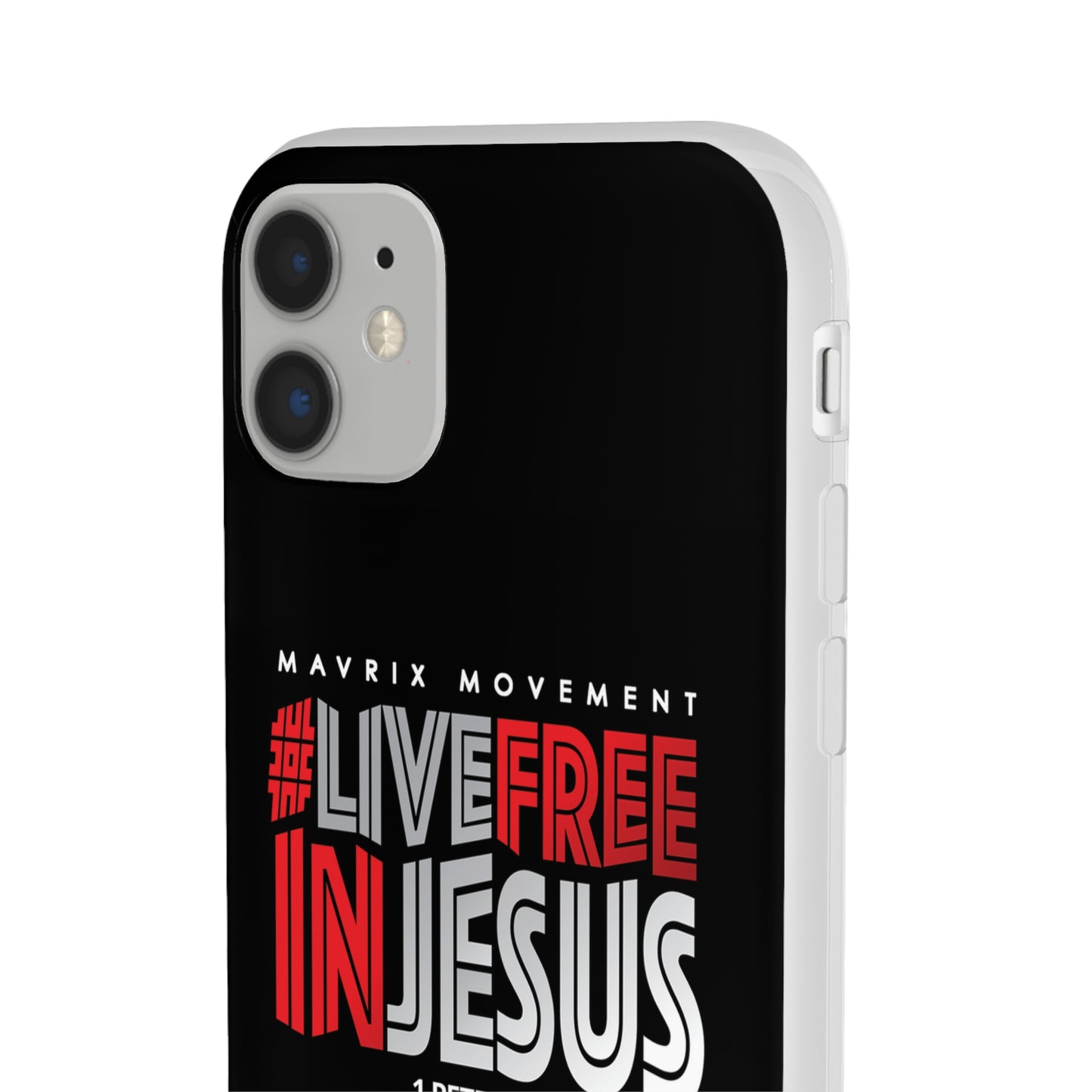 Mavrix #LIVEFREEINJESUS - Flexi Cases