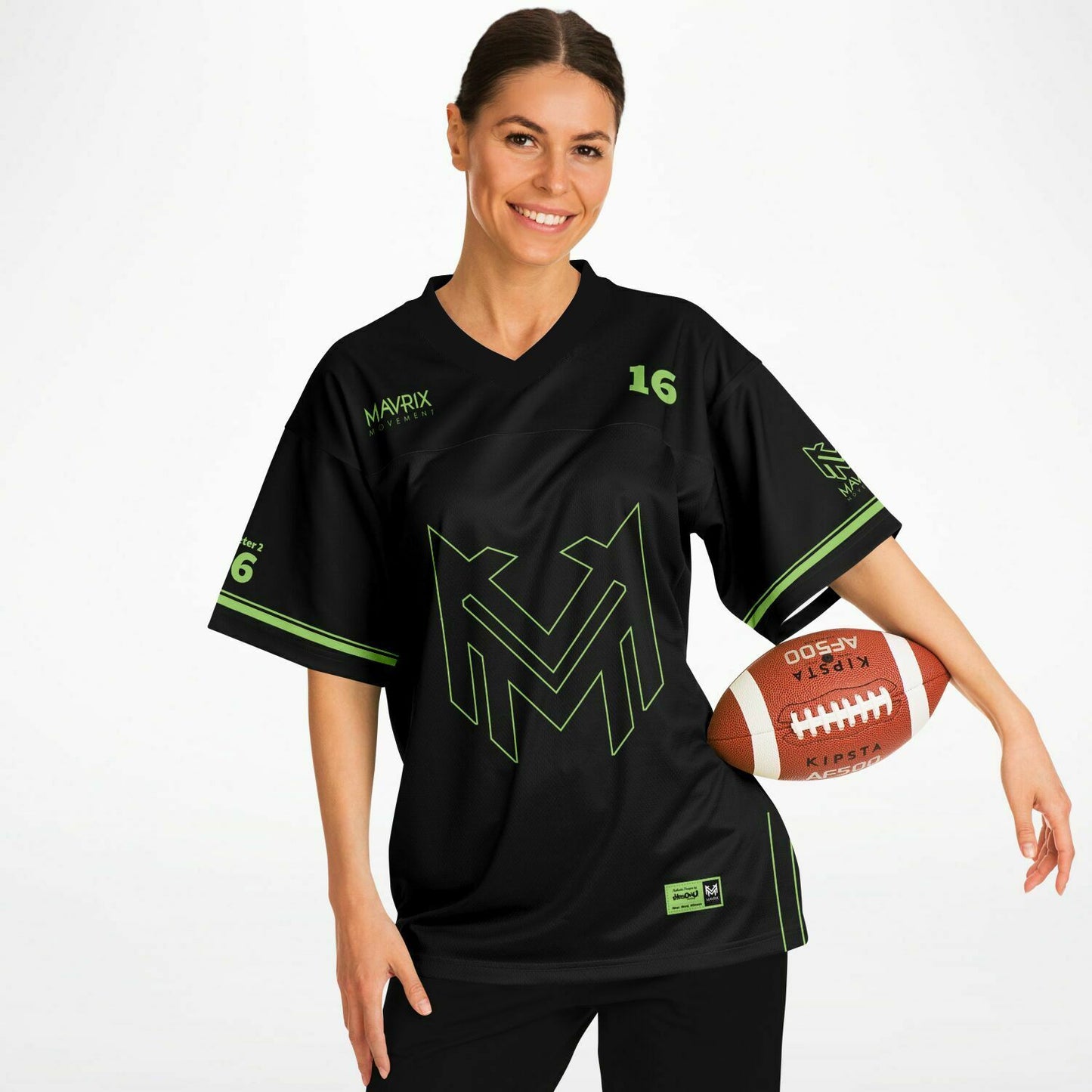 Mavrix Lime Football Jersey
