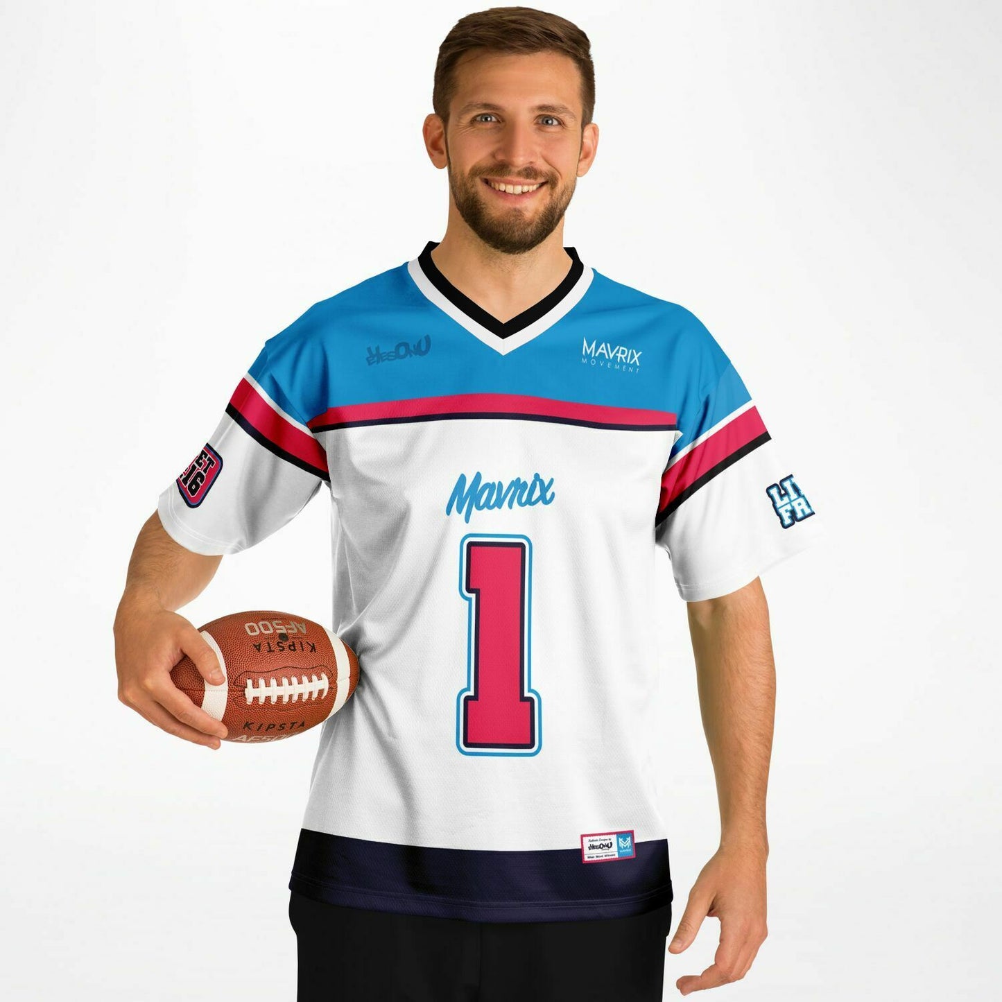 Mavrix Script Football Jersey