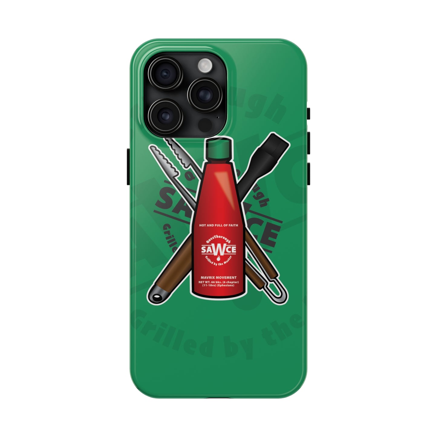 QuesThorough - saWce Bottle - Case Mate Tough Phone Cases