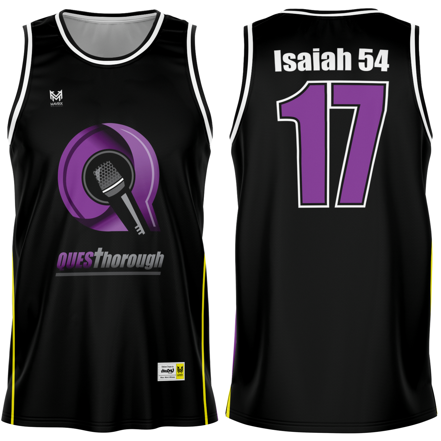 QuesThorough Basketball Jersey