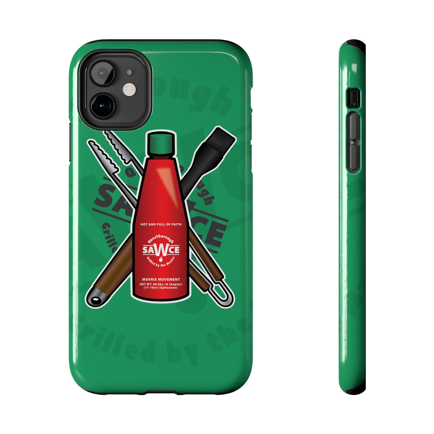 QuesThorough - saWce Bottle - Case Mate Tough Phone Cases