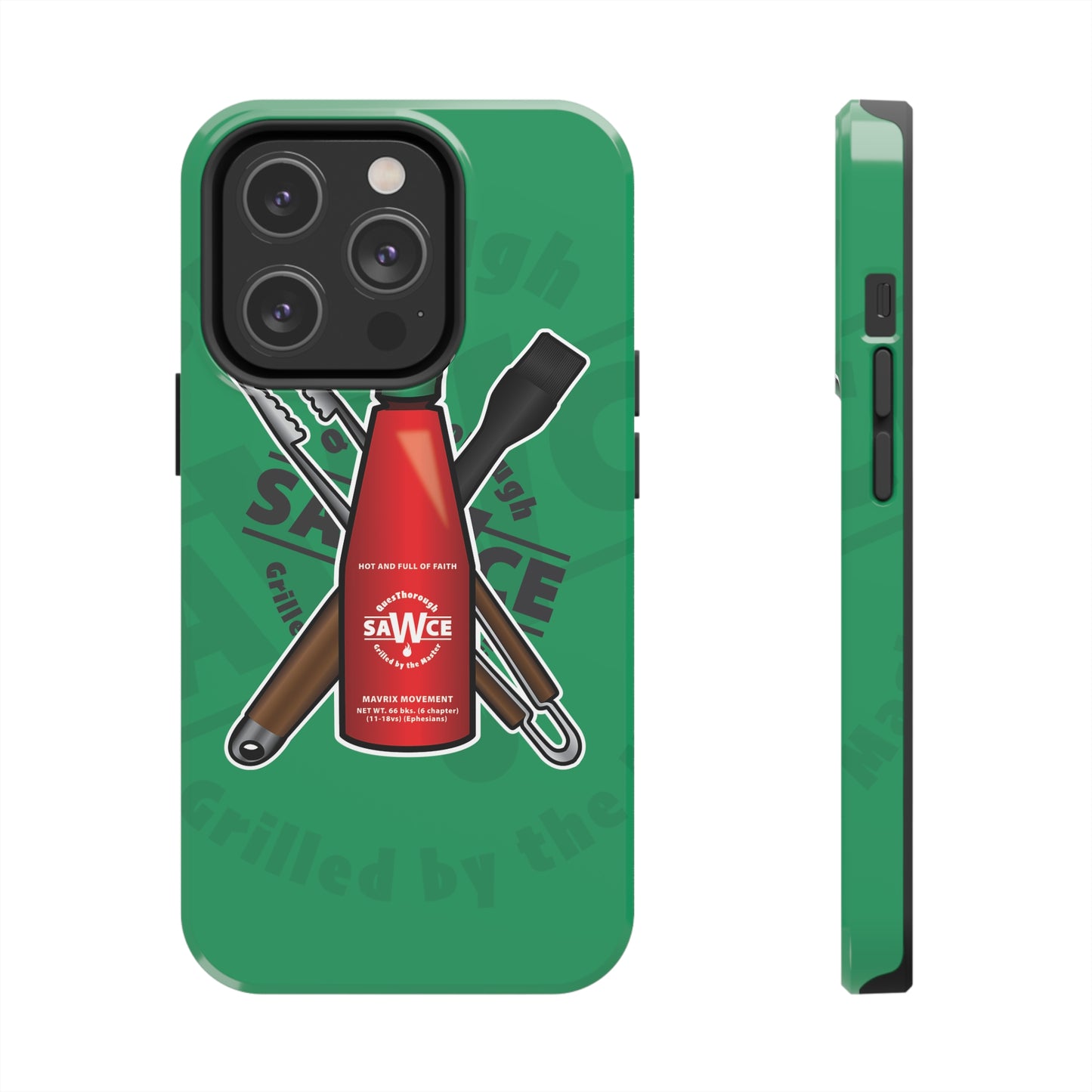 QuesThorough - saWce Bottle - Case Mate Tough Phone Cases
