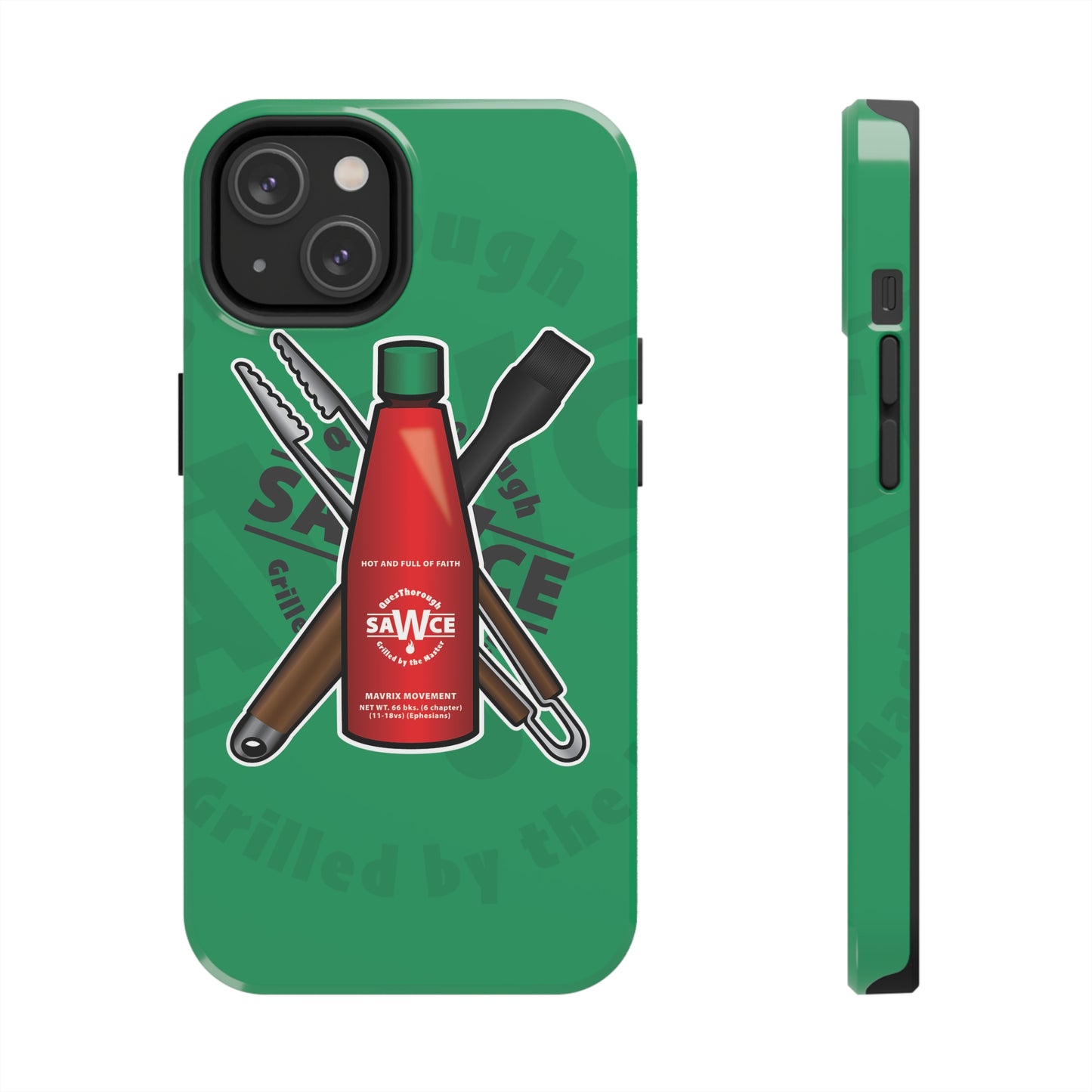 QuesThorough - saWce Bottle - Case Mate Tough Phone Cases