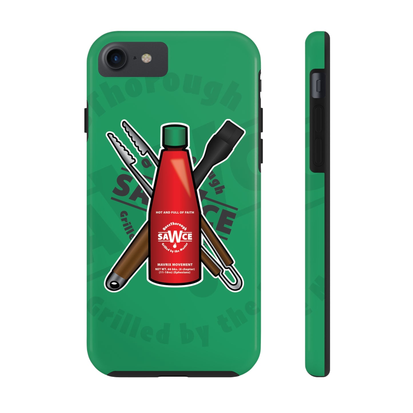 QuesThorough - saWce Bottle - Case Mate Tough Phone Cases
