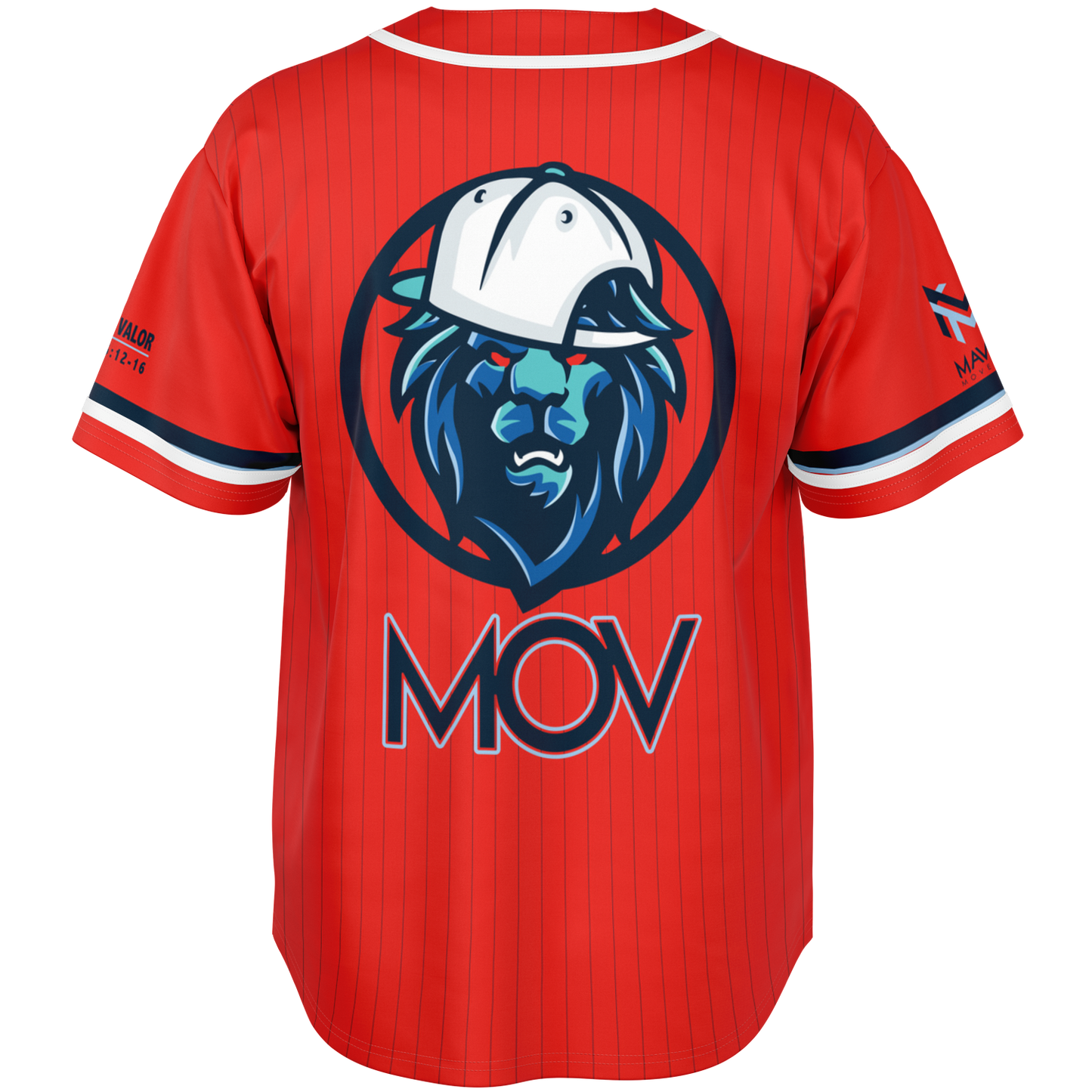 MOV Red Baseball Jersey