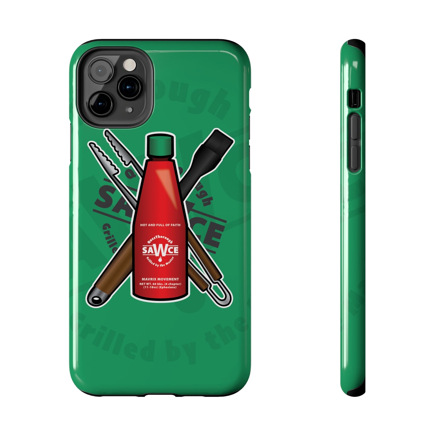 QuesThorough - saWce Bottle - Case Mate Tough Phone Cases