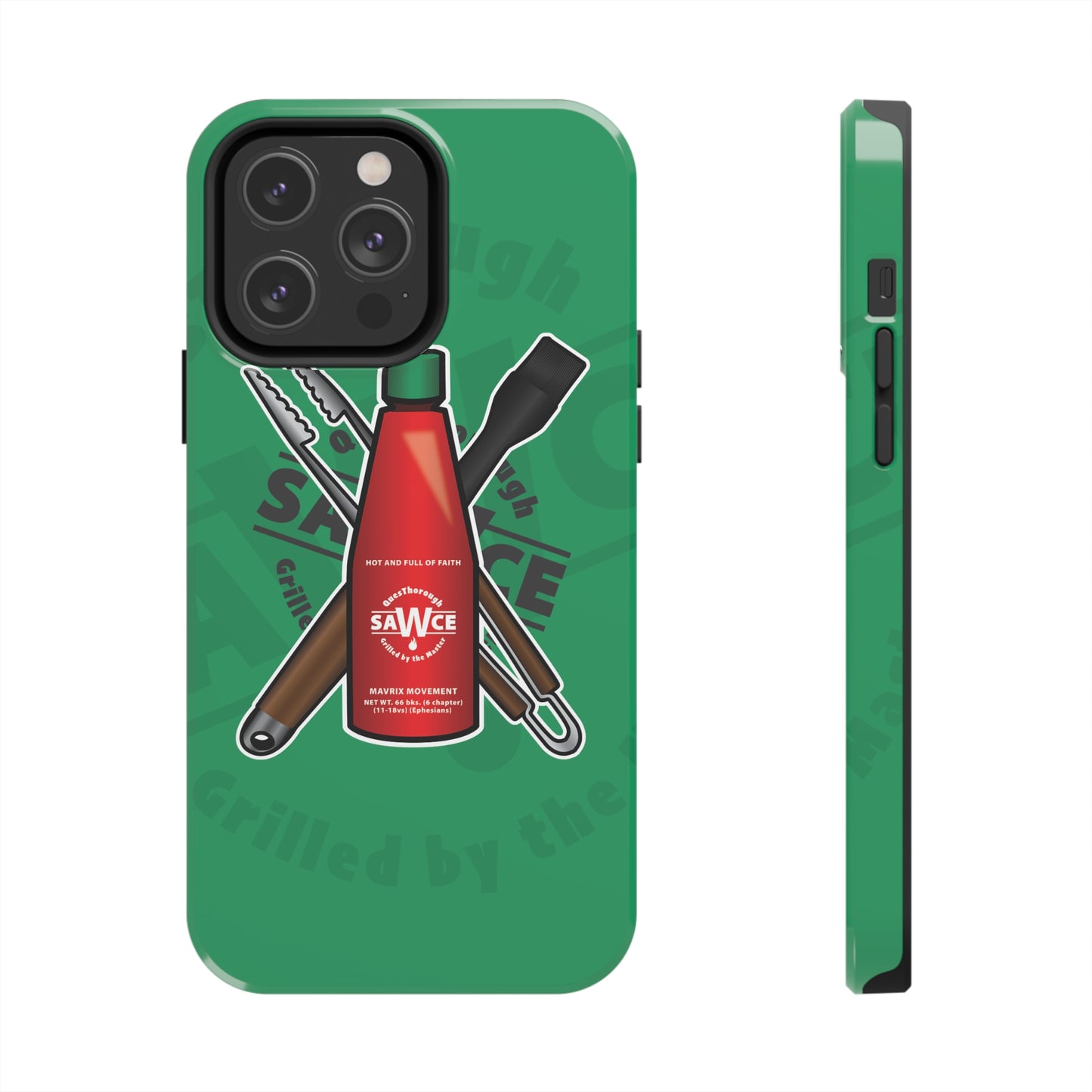 QuesThorough - saWce Bottle - Case Mate Tough Phone Cases