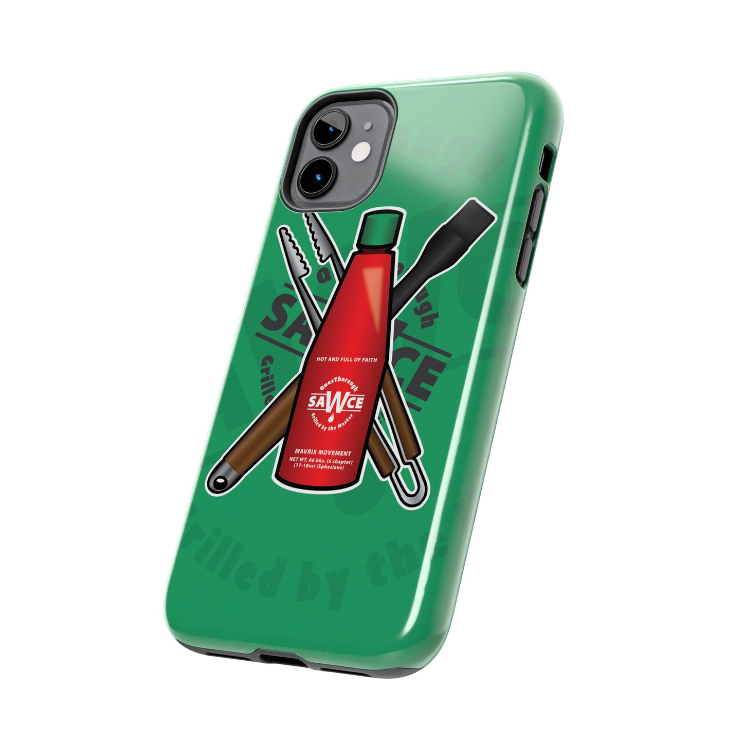 QuesThorough - saWce Bottle - Case Mate Tough Phone Cases