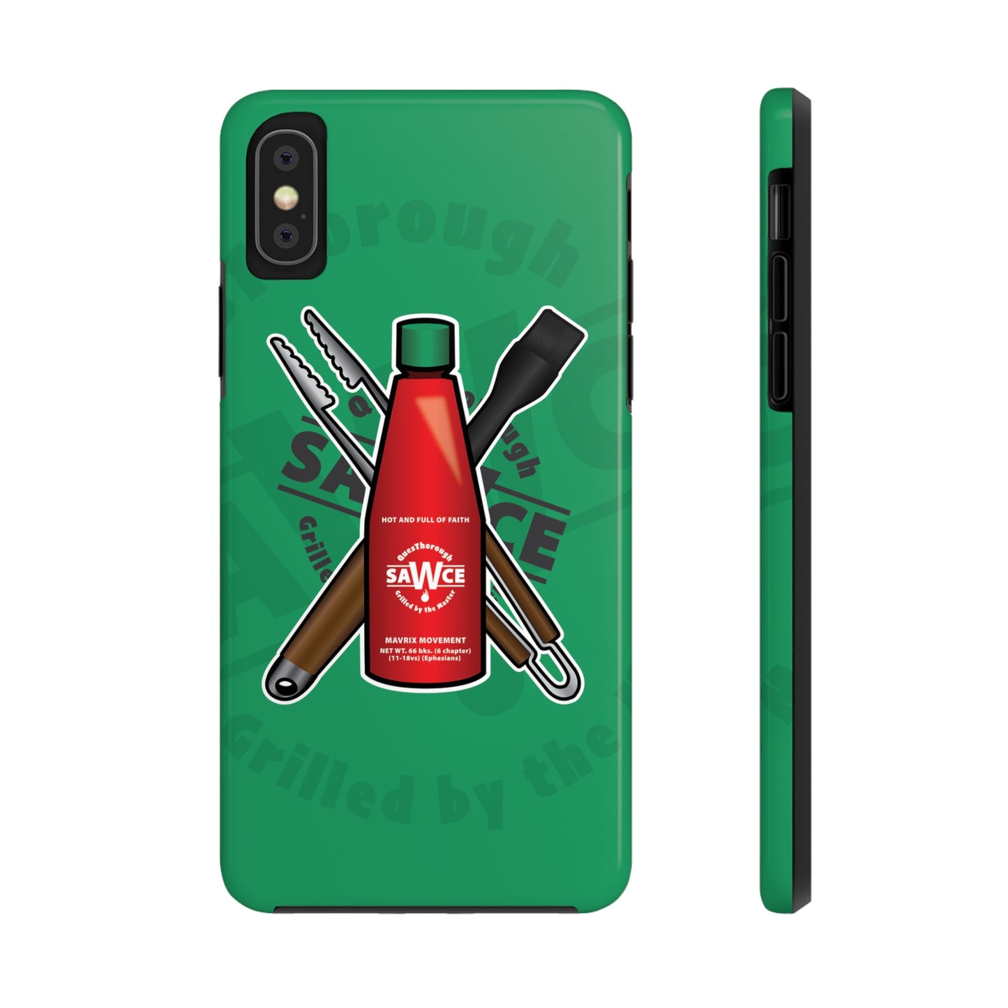 QuesThorough - saWce Bottle - Case Mate Tough Phone Cases
