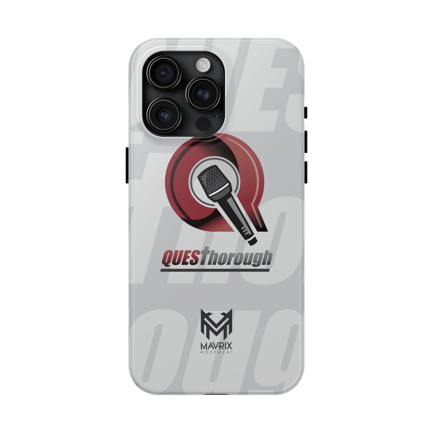 Mavrix QuesThorough Red - Case Mate Tough Phone Cases