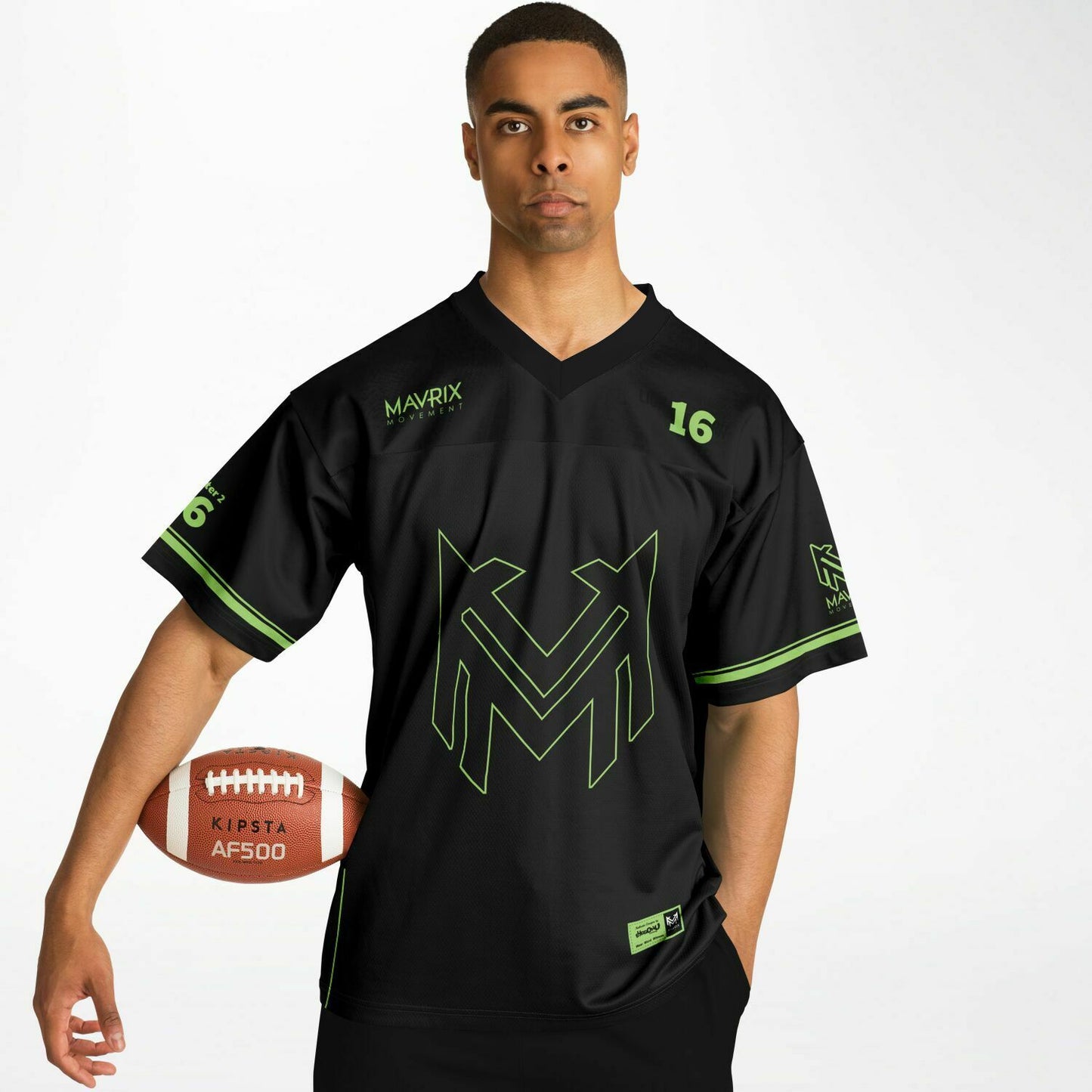 Mavrix Lime Football Jersey