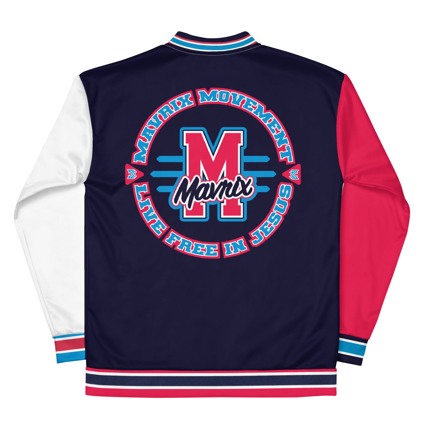 Mavrix Varsity Split Bomber Jacket