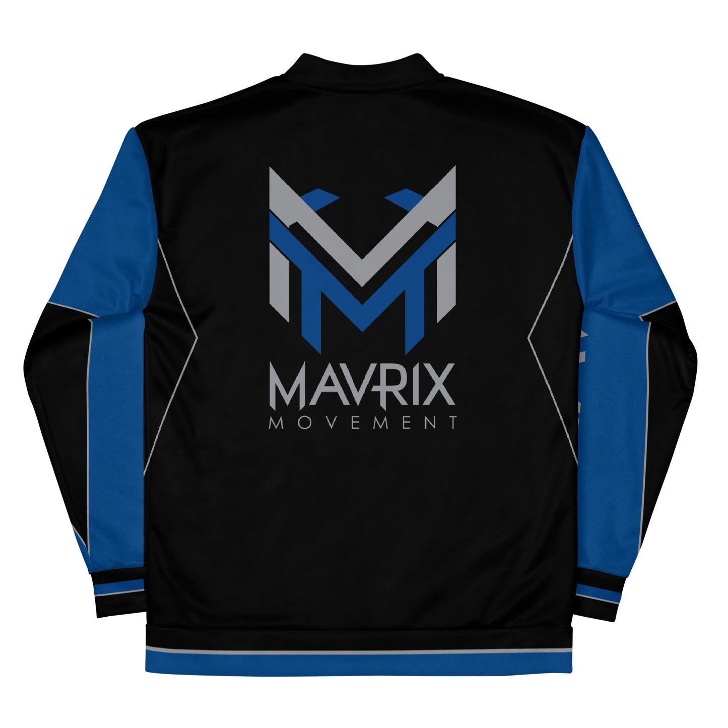 Mavrix Blue Racer Bomber Jacket