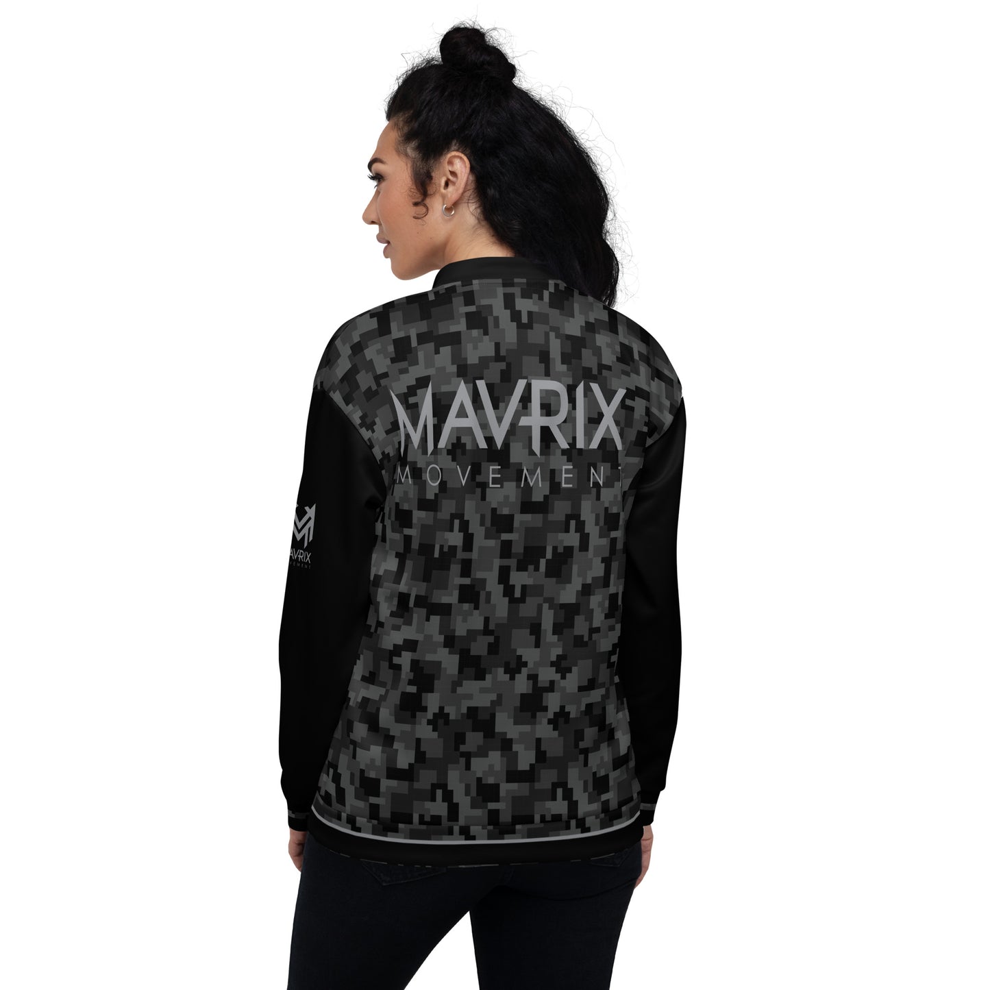 Mavrix Dark Camo Bomber Jacket