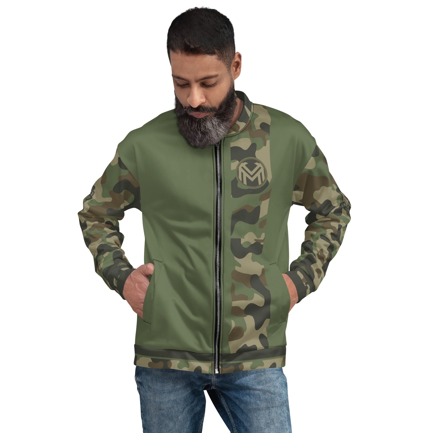 Mavrix Army Fatigue Bomber Jacket