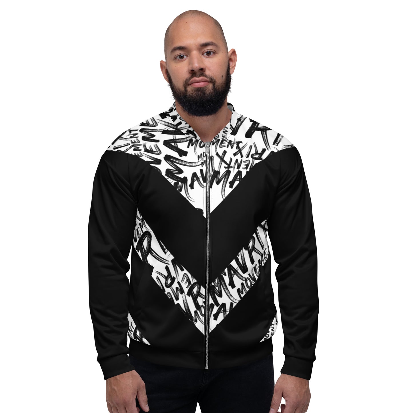 Mavrix Word-Art Bomber Jacket