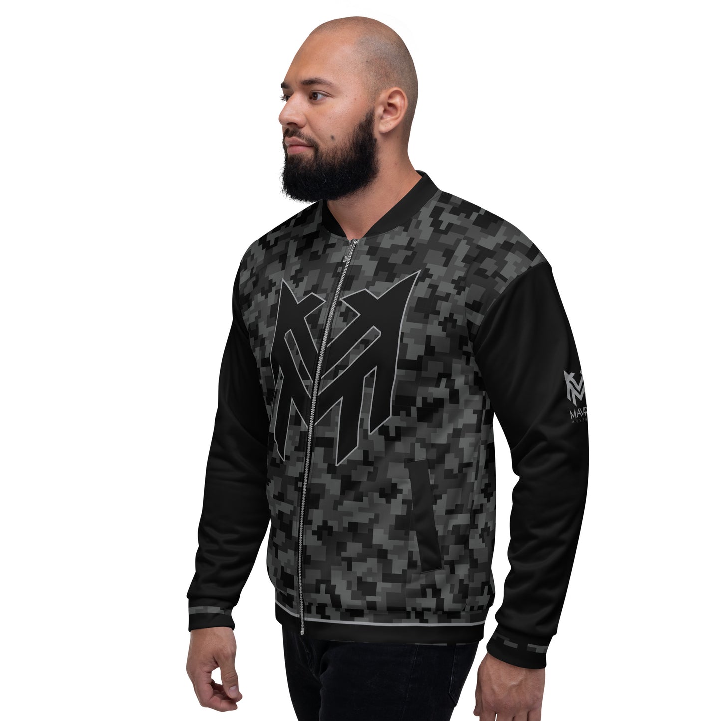 Mavrix Dark Camo Bomber Jacket
