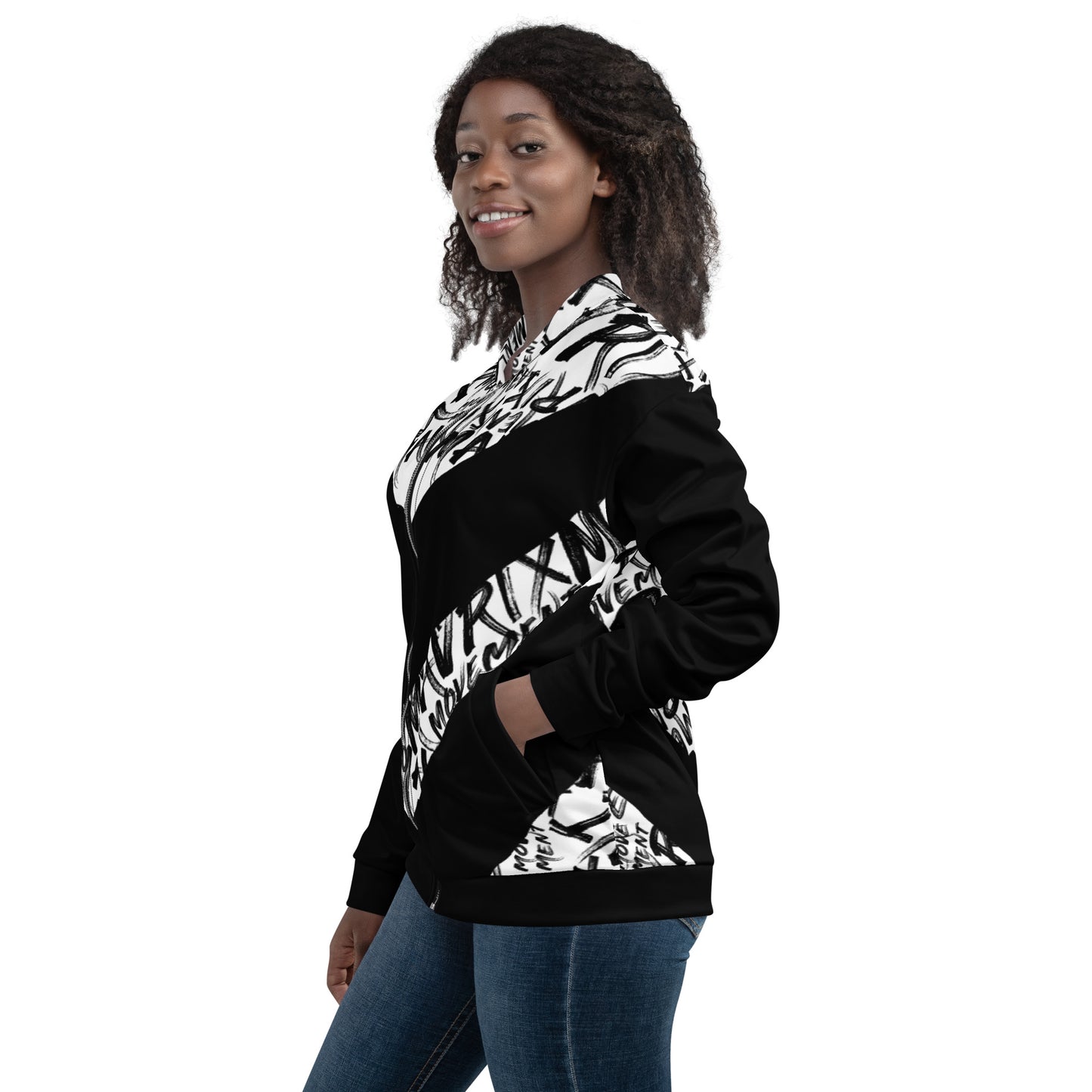 Mavrix Word-Art Bomber Jacket