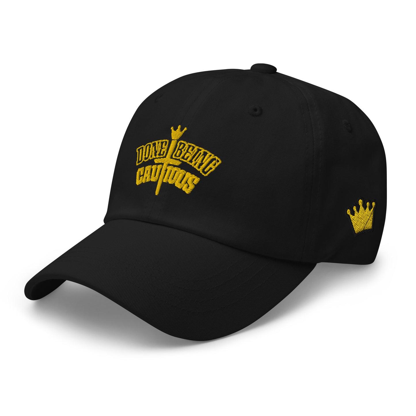 Done Being Cautious Yellow Dad Hat (2 colors)