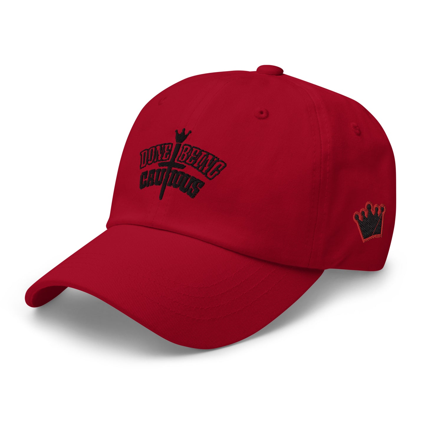 Done Being Cautious Stacked Dad Hat (6 colors)