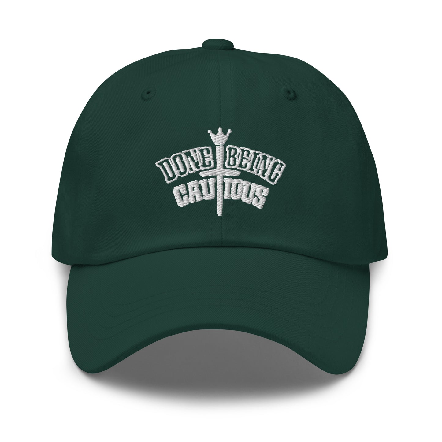 Done Being Cautious Stacked Dad Hat (6 colors)