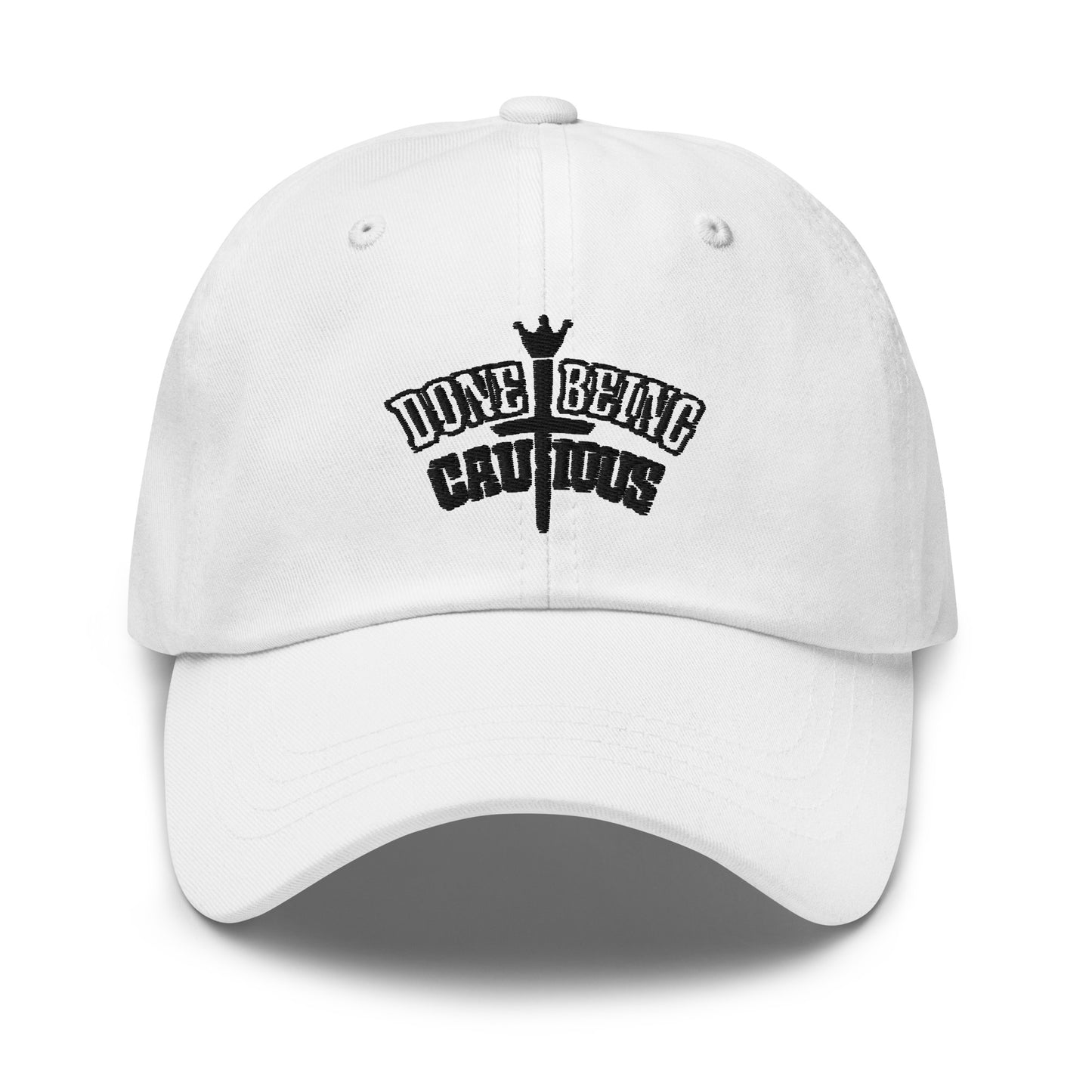 Done Being Cautious Stacked Dad Hat (6 colors)