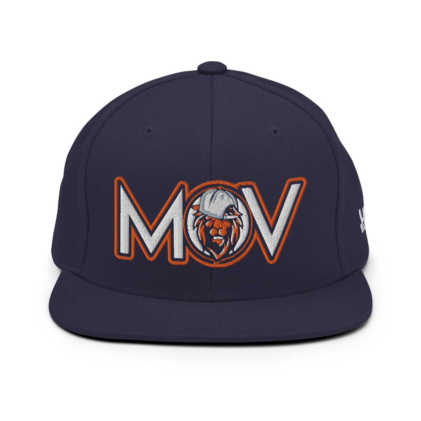 MOV Letters Snapback (Navy, Royal)