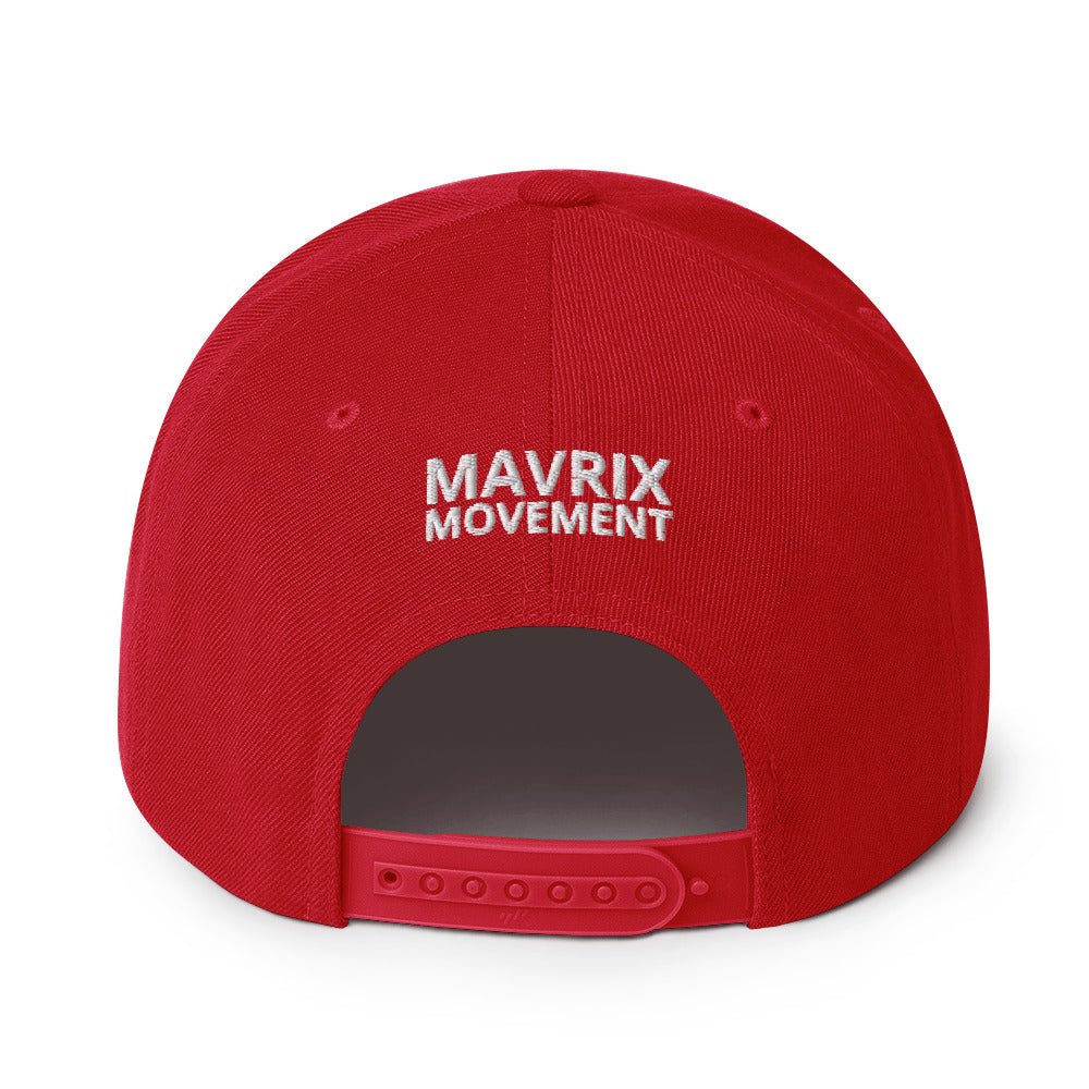 Mavrix White Logo Snapback (5 colors)