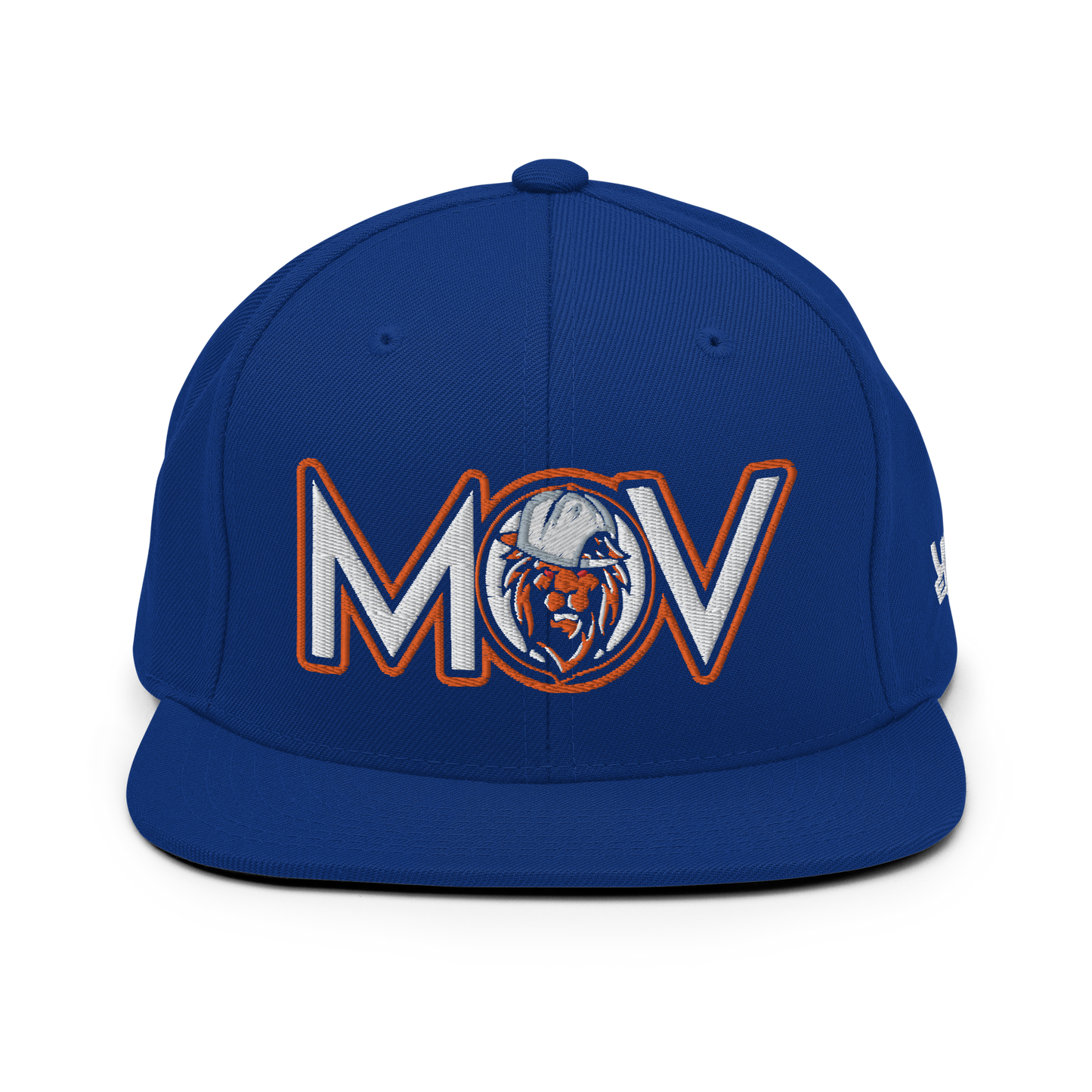 MOV Letters Snapback (Navy, Royal)
