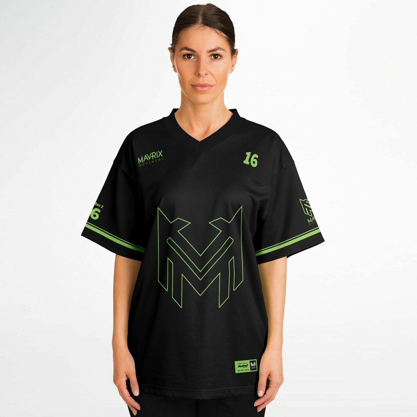 Mavrix Lime Football Jersey