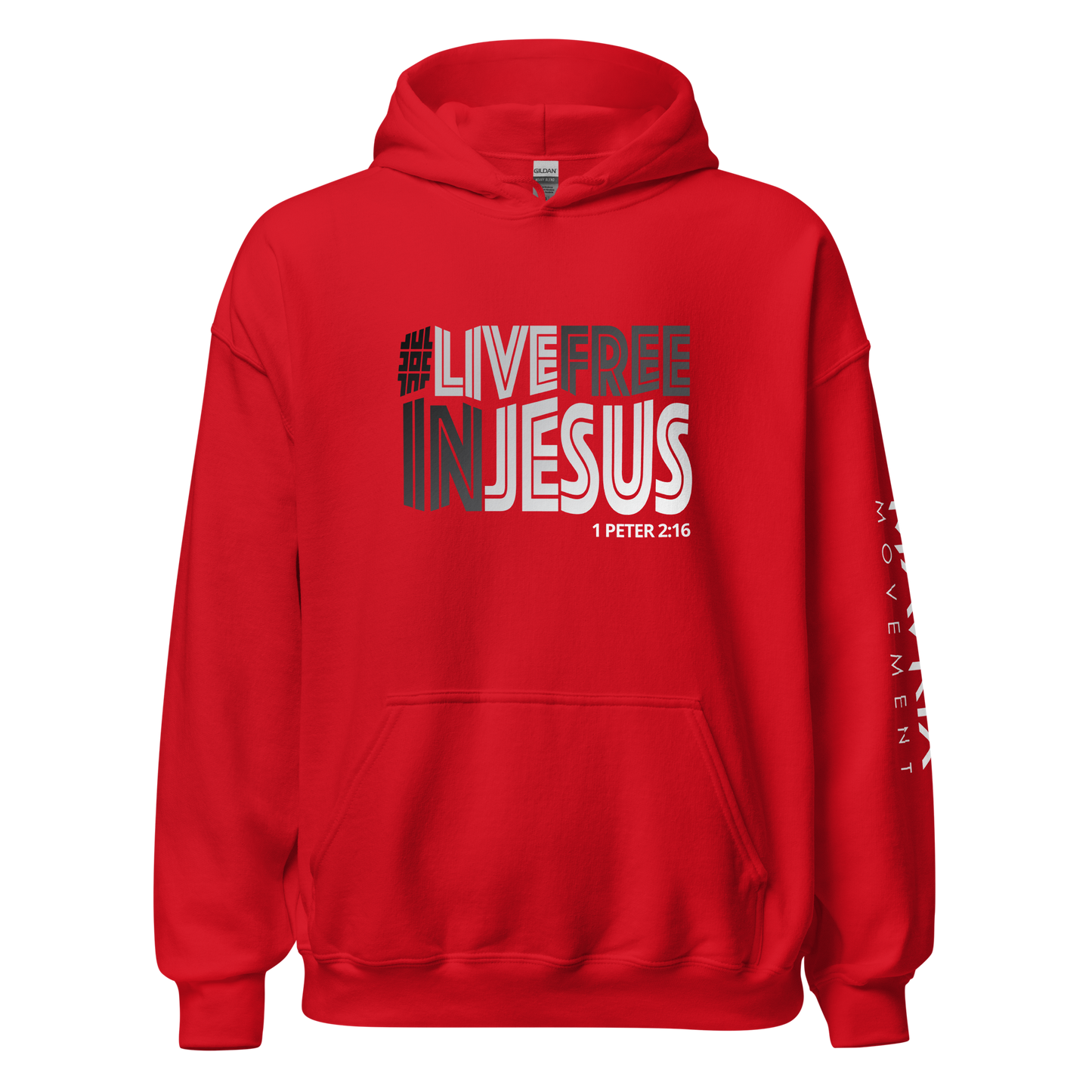 #LIVEFREEINJESUS Hoodie (3 colors)