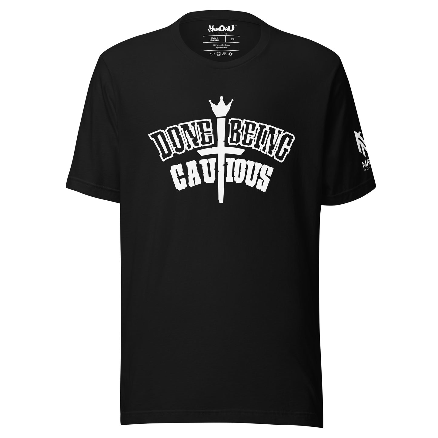 Done Being Cautious Signature Monotone T-shirt (9 colors)