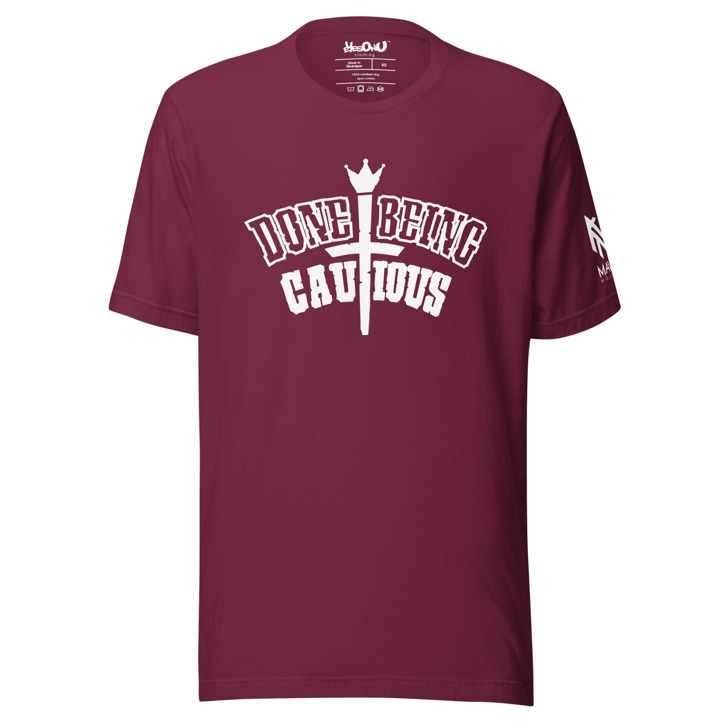 Done Being Cautious Signature Monotone T-shirt (9 colors)