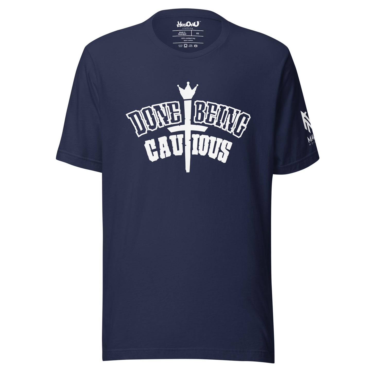 Done Being Cautious Signature Monotone T-shirt (9 colors)