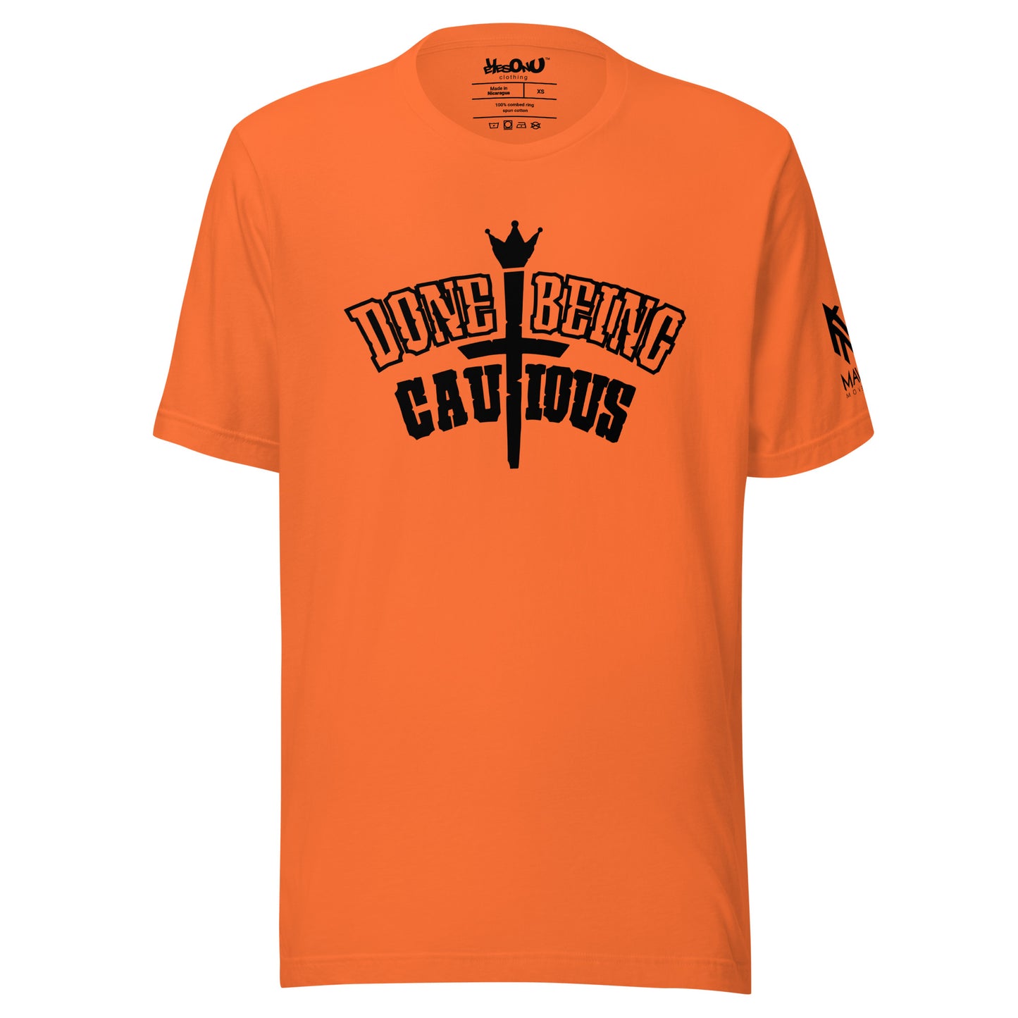 Done Being Cautious Signature Monotone T-shirt (9 colors)