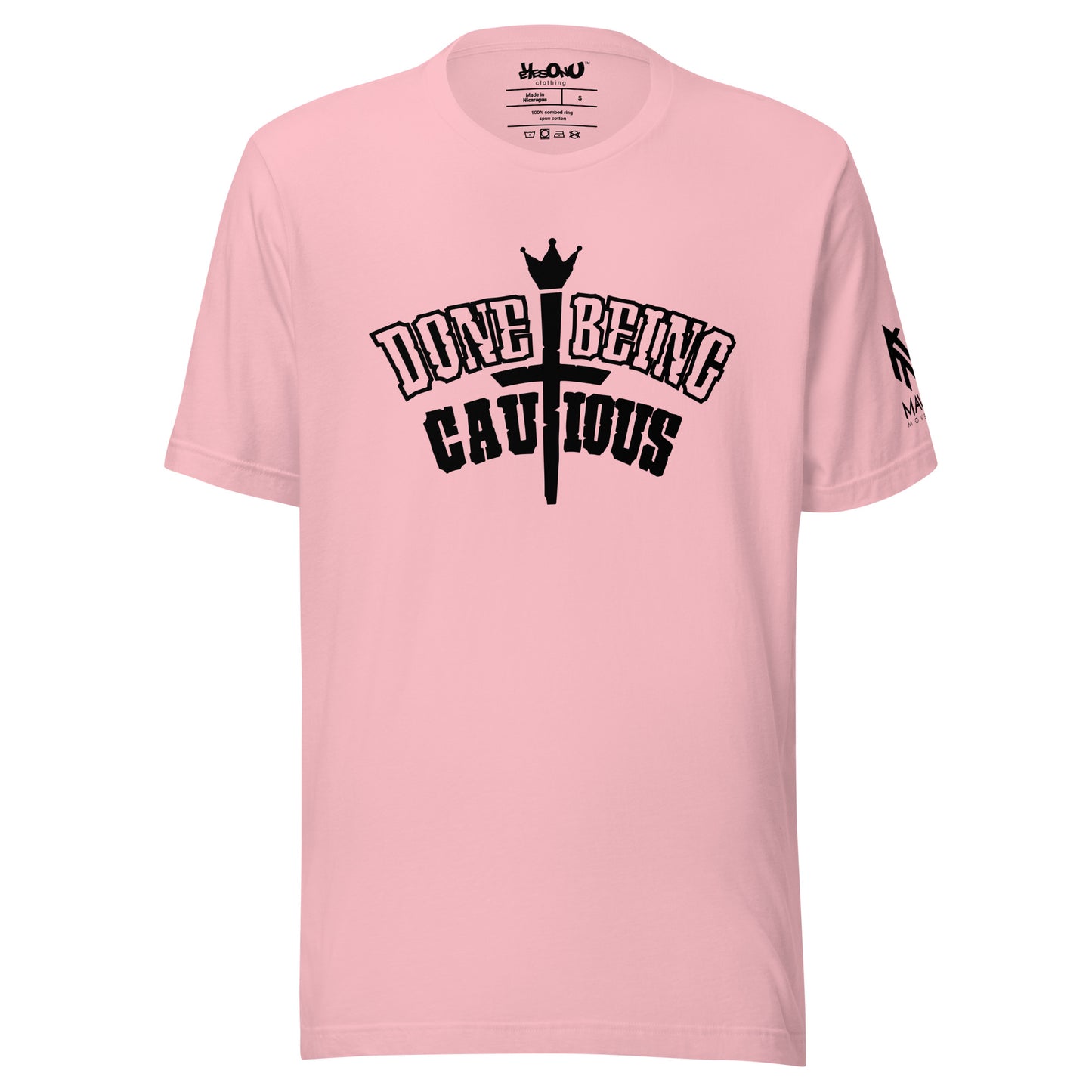Done Being Cautious Signature Monotone T-shirt (9 colors)