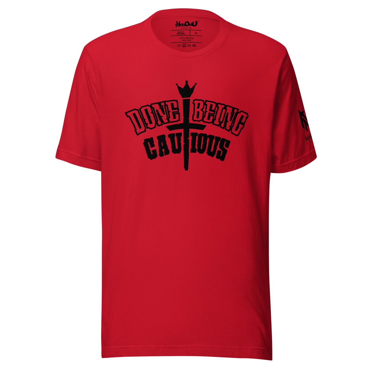 Done Being Cautious Signature Monotone T-shirt (9 colors)