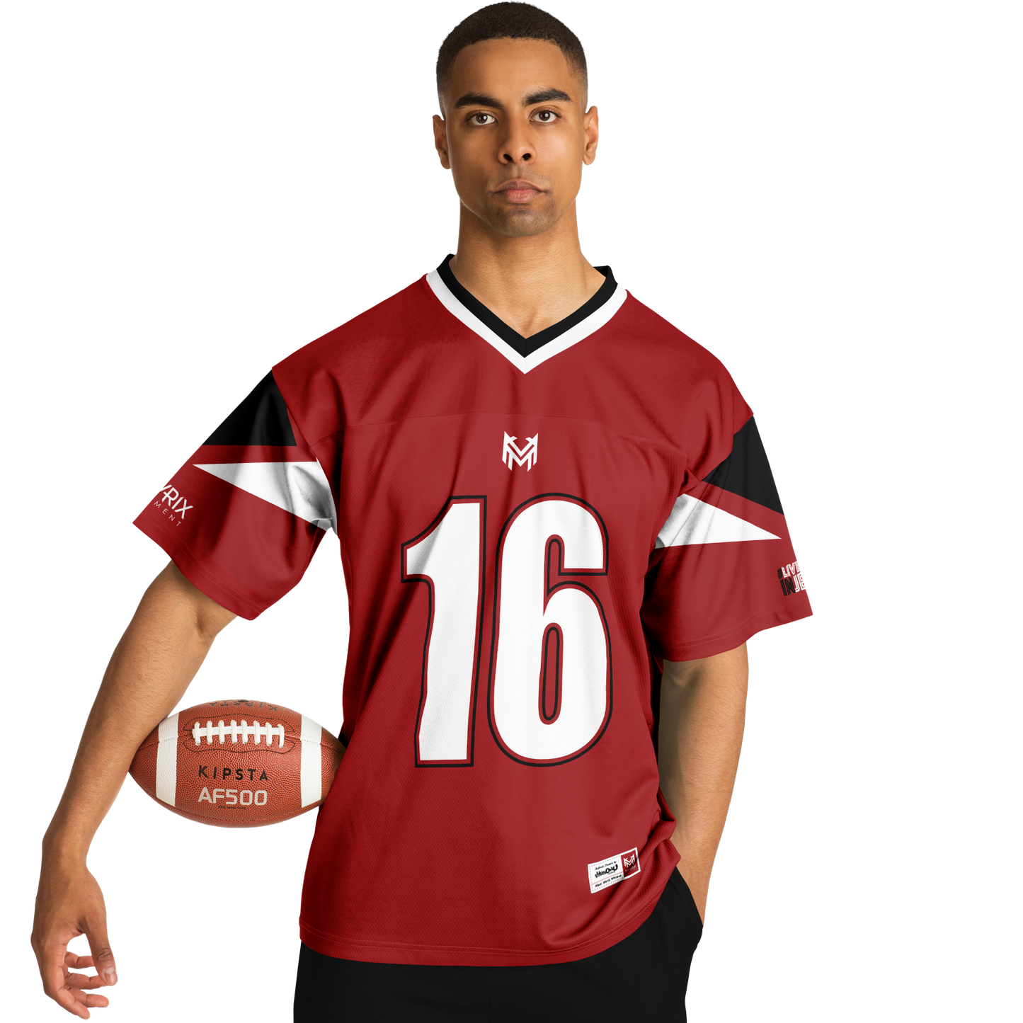 Mavrix Maroon Football Jersey