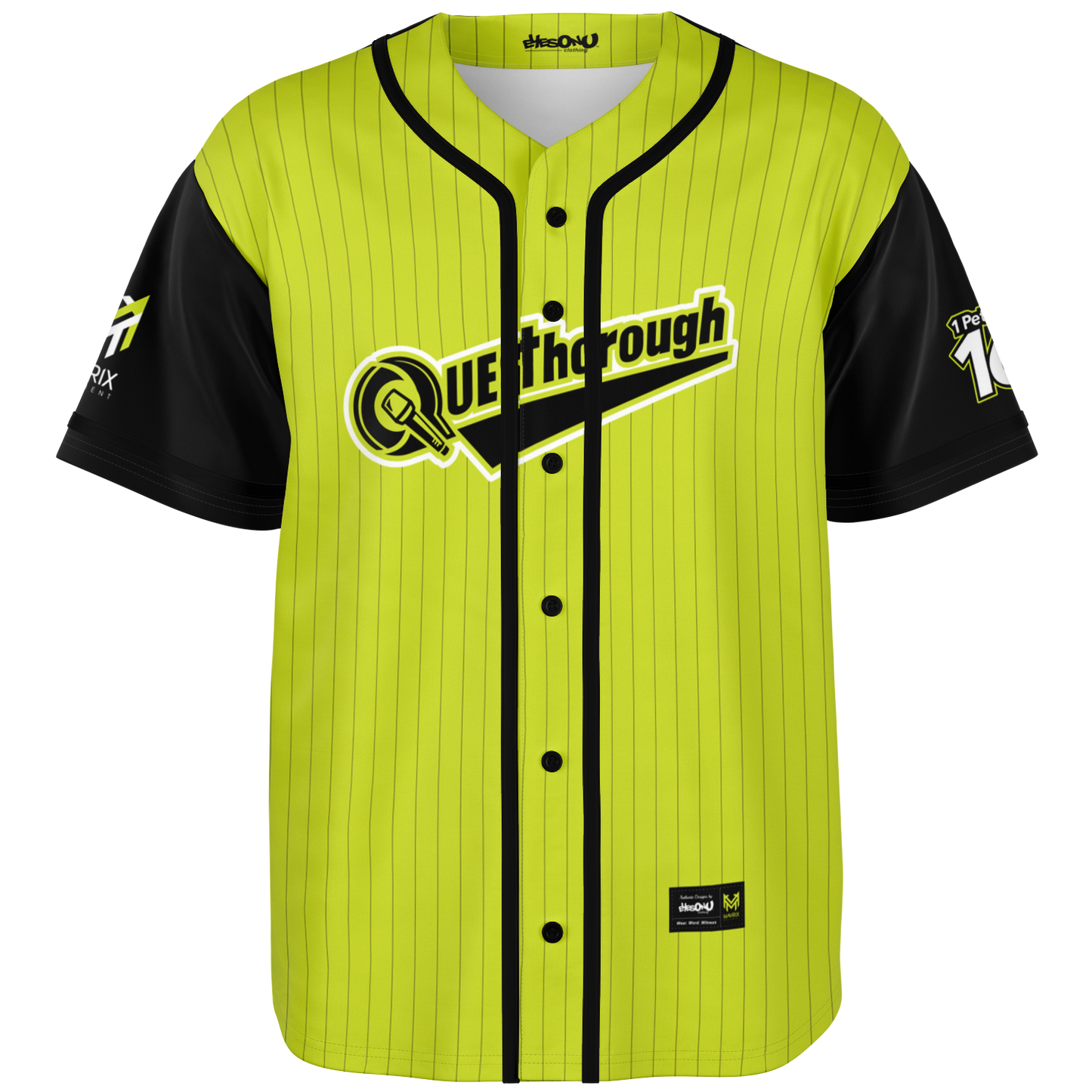 Mavrix QuesThorough Volt Baseball Jersey
